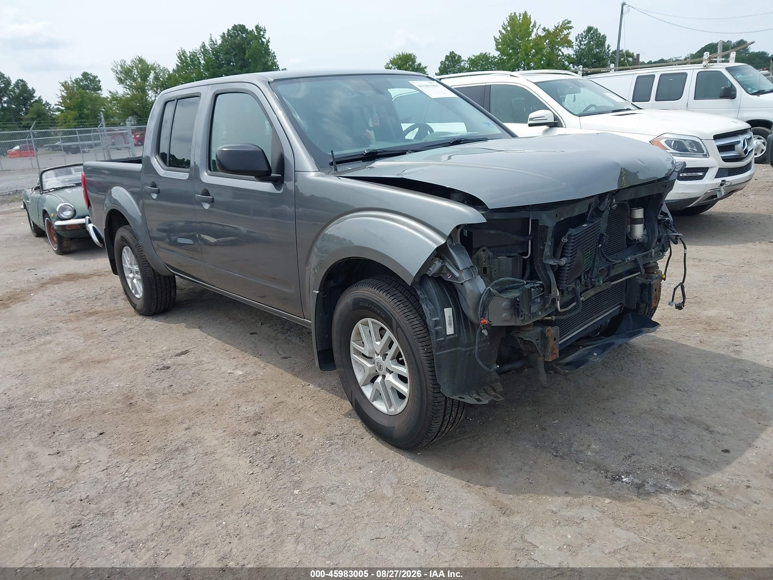 2019 Nissan Frontier Sv Серый vin: 1N6AD0EV4KN721826