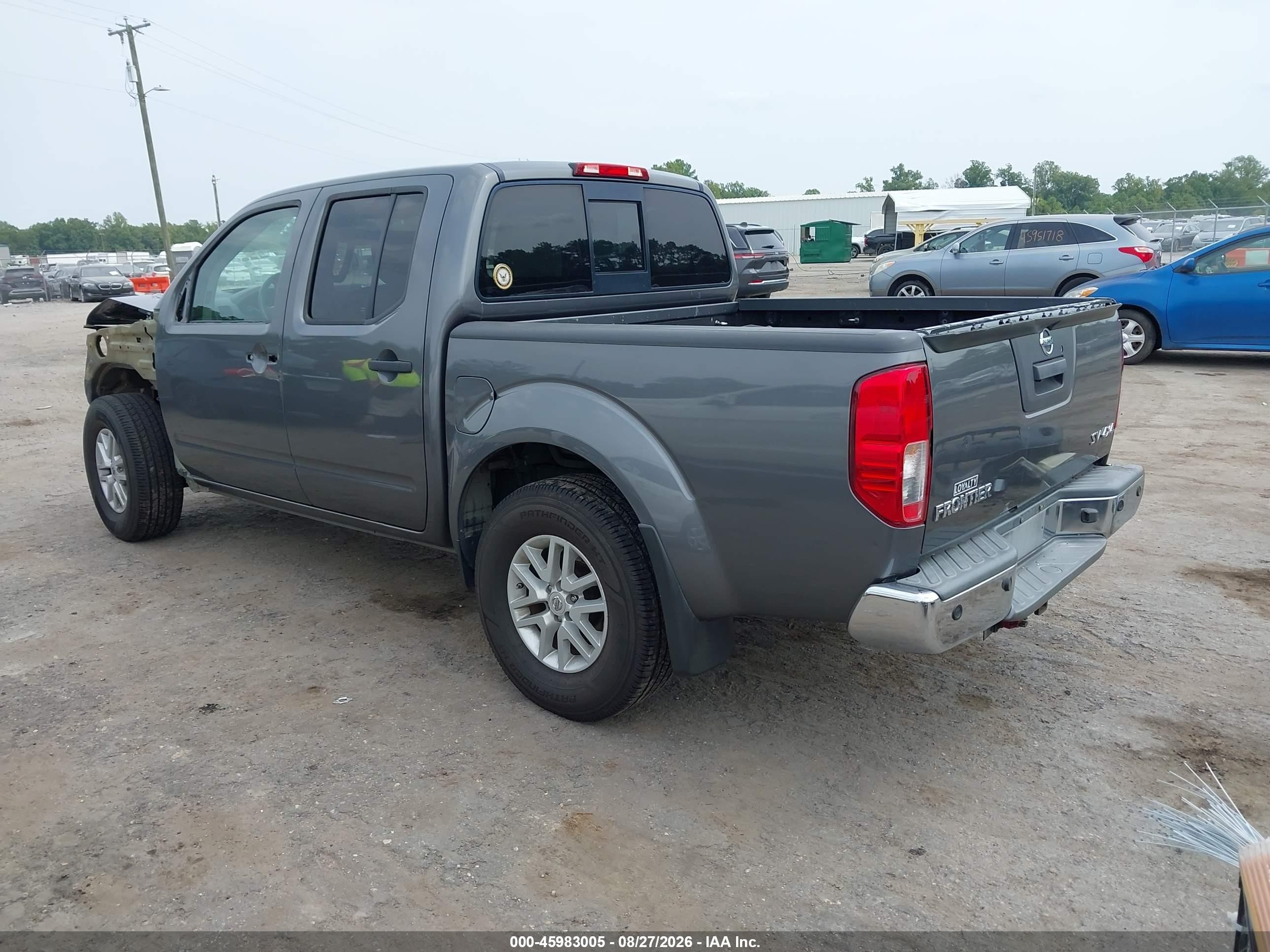 2019 Nissan Frontier Sv Серый vin: 1N6AD0EV4KN721826