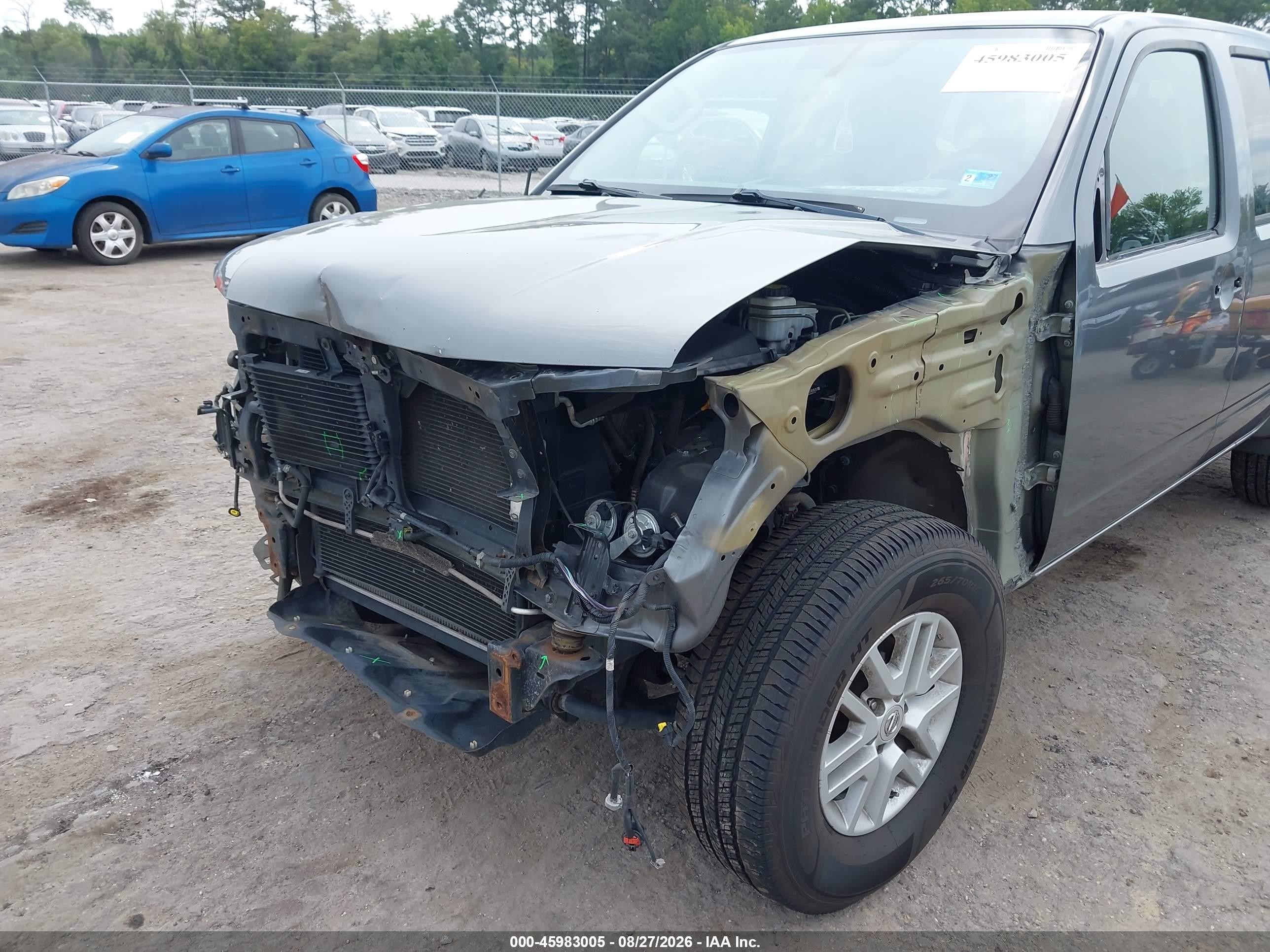 2019 Nissan Frontier Sv Серый vin: 1N6AD0EV4KN721826