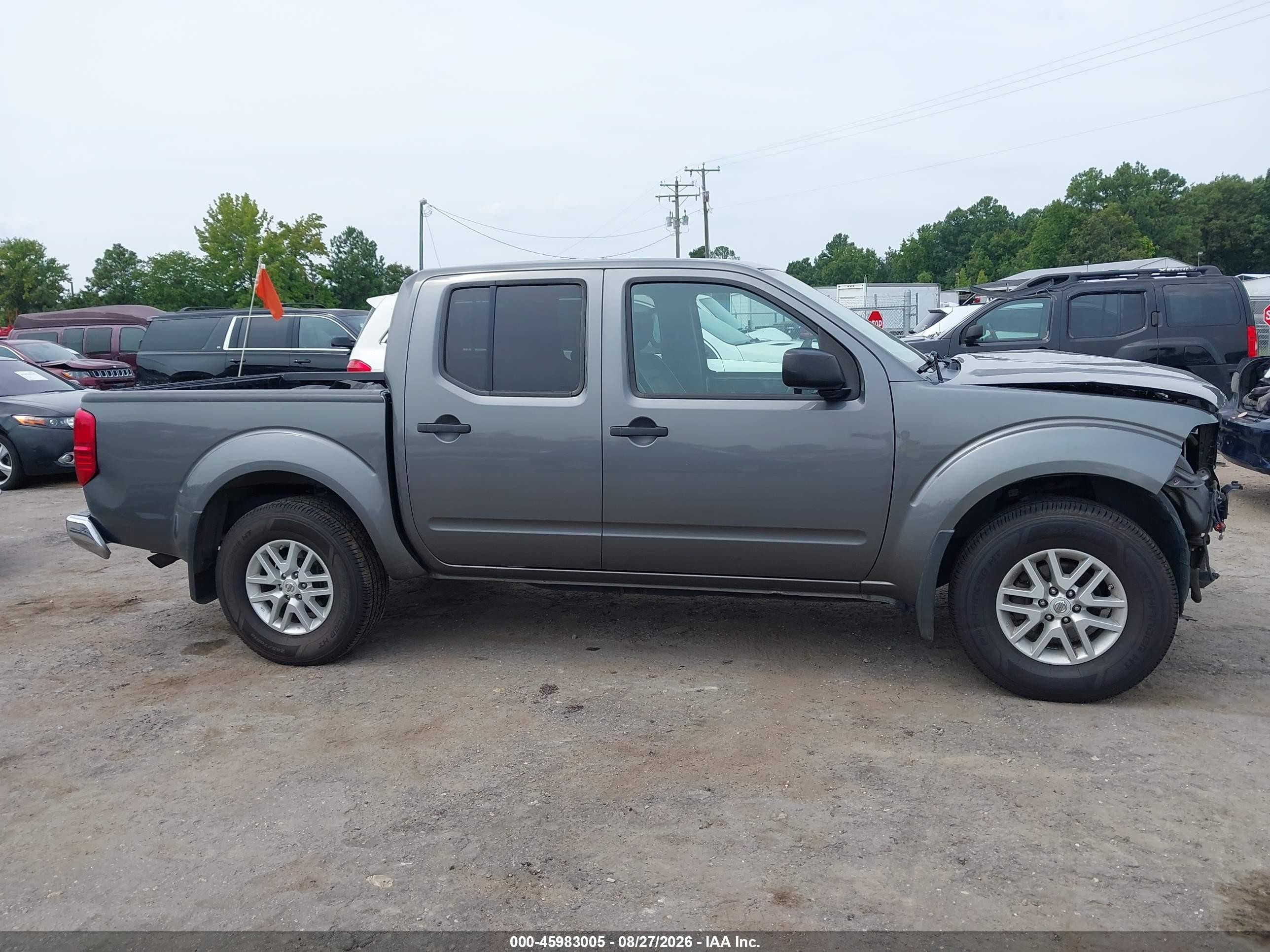 2019 Nissan Frontier Sv Серый vin: 1N6AD0EV4KN721826