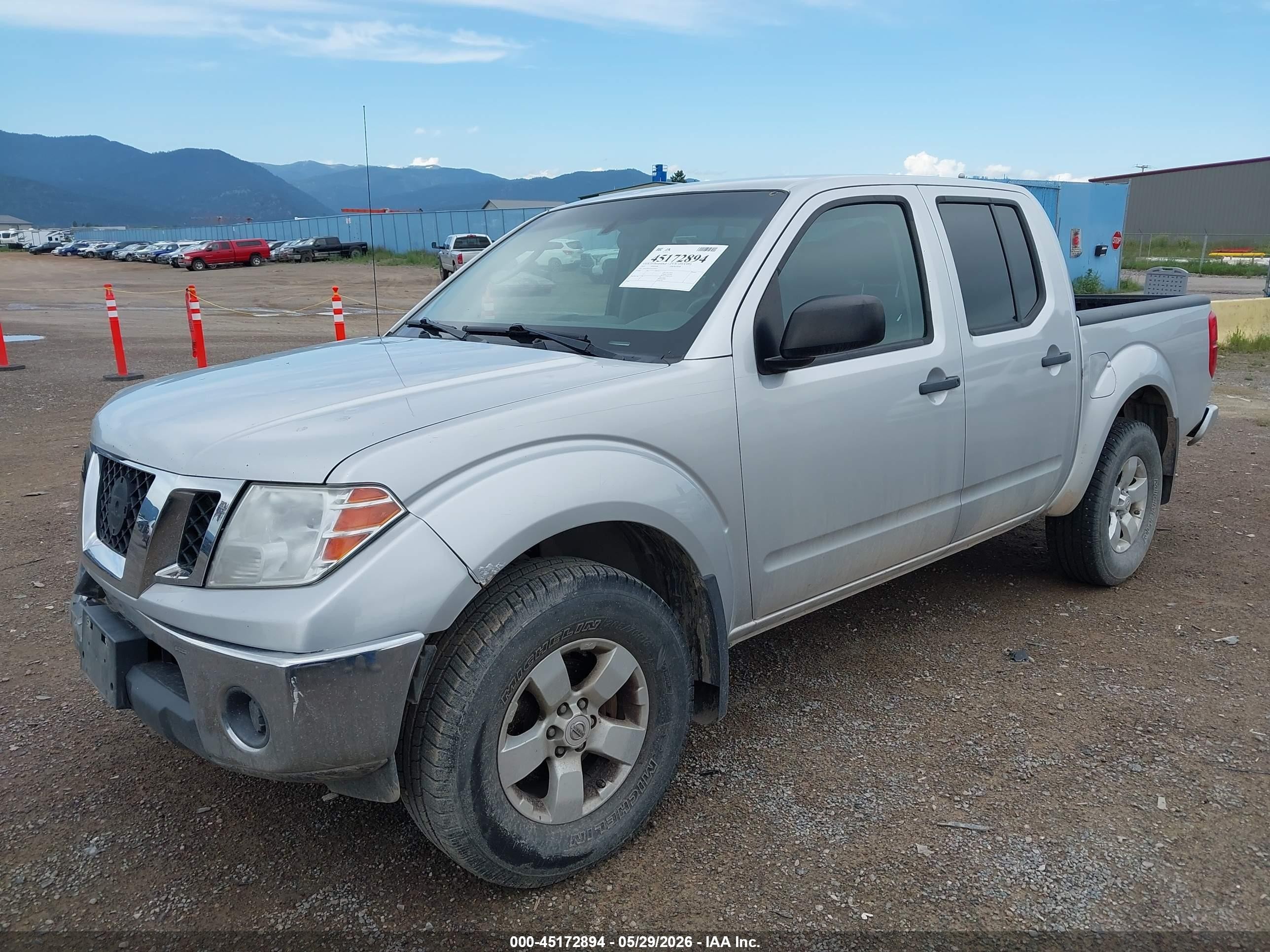 2010 Nissan Frontier Se Silver vin: 1N6AD0EV5AC435025