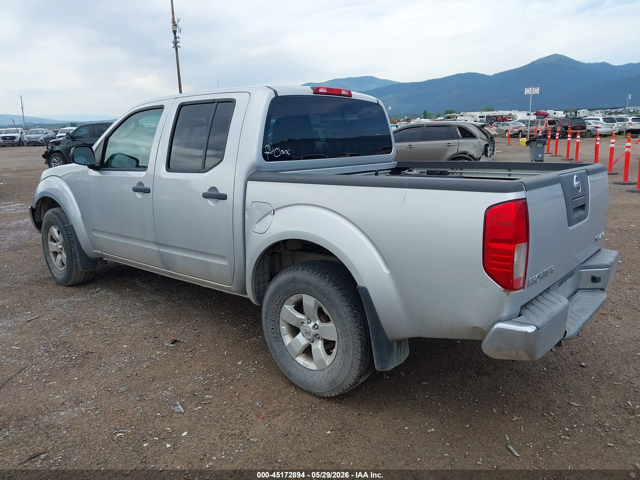 2010 Nissan Frontier Se Silver vin: 1N6AD0EV5AC435025
