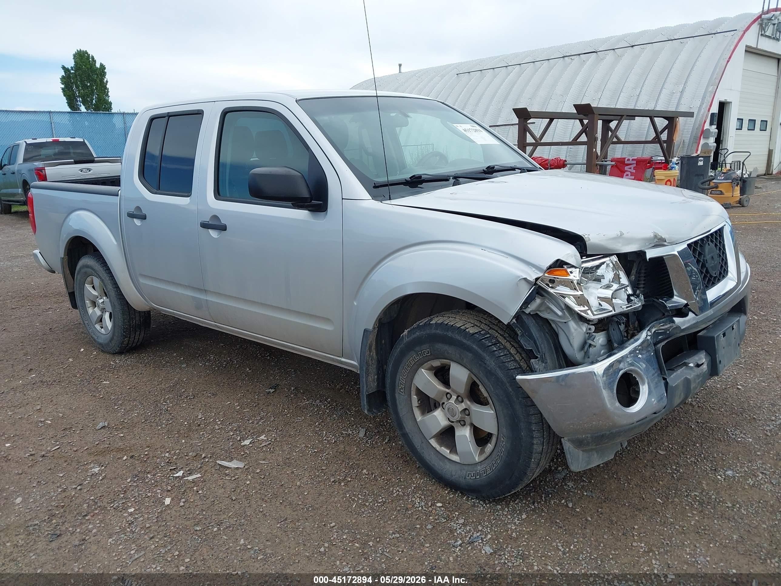 2010 Nissan Frontier Se Silver vin: 1N6AD0EV5AC435025