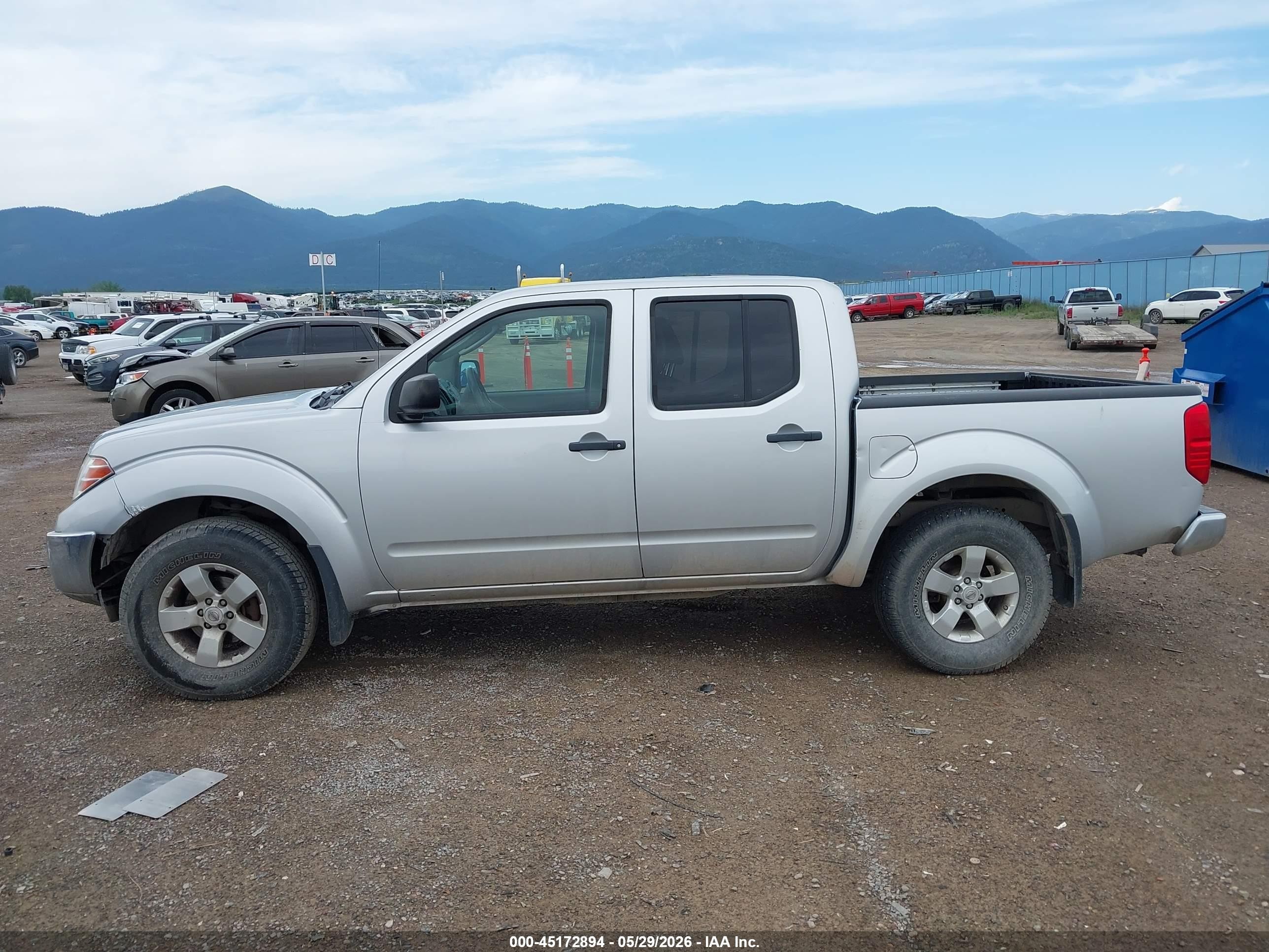 2010 Nissan Frontier Se Silver vin: 1N6AD0EV5AC435025