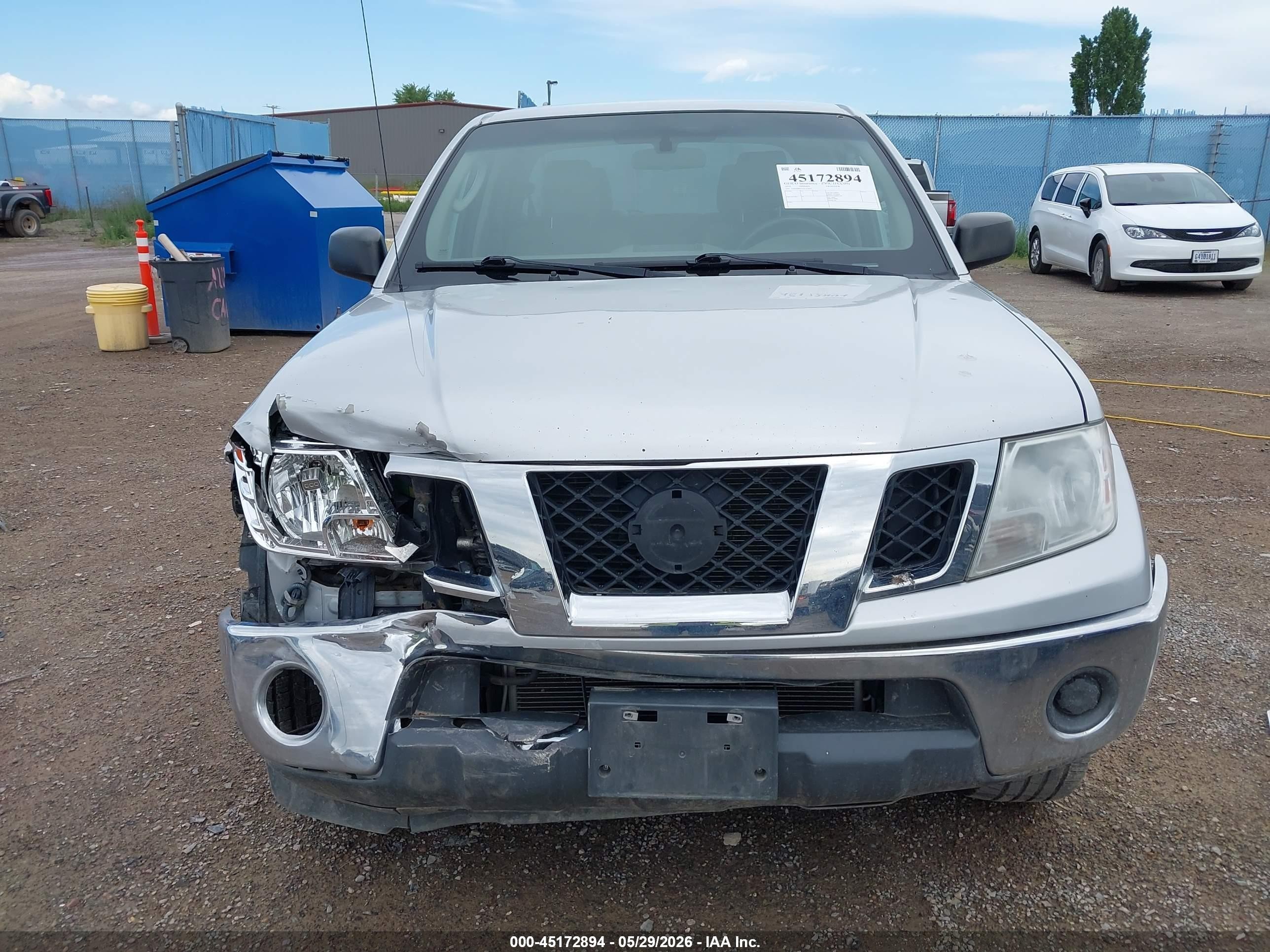 2010 Nissan Frontier Se Silver vin: 1N6AD0EV5AC435025