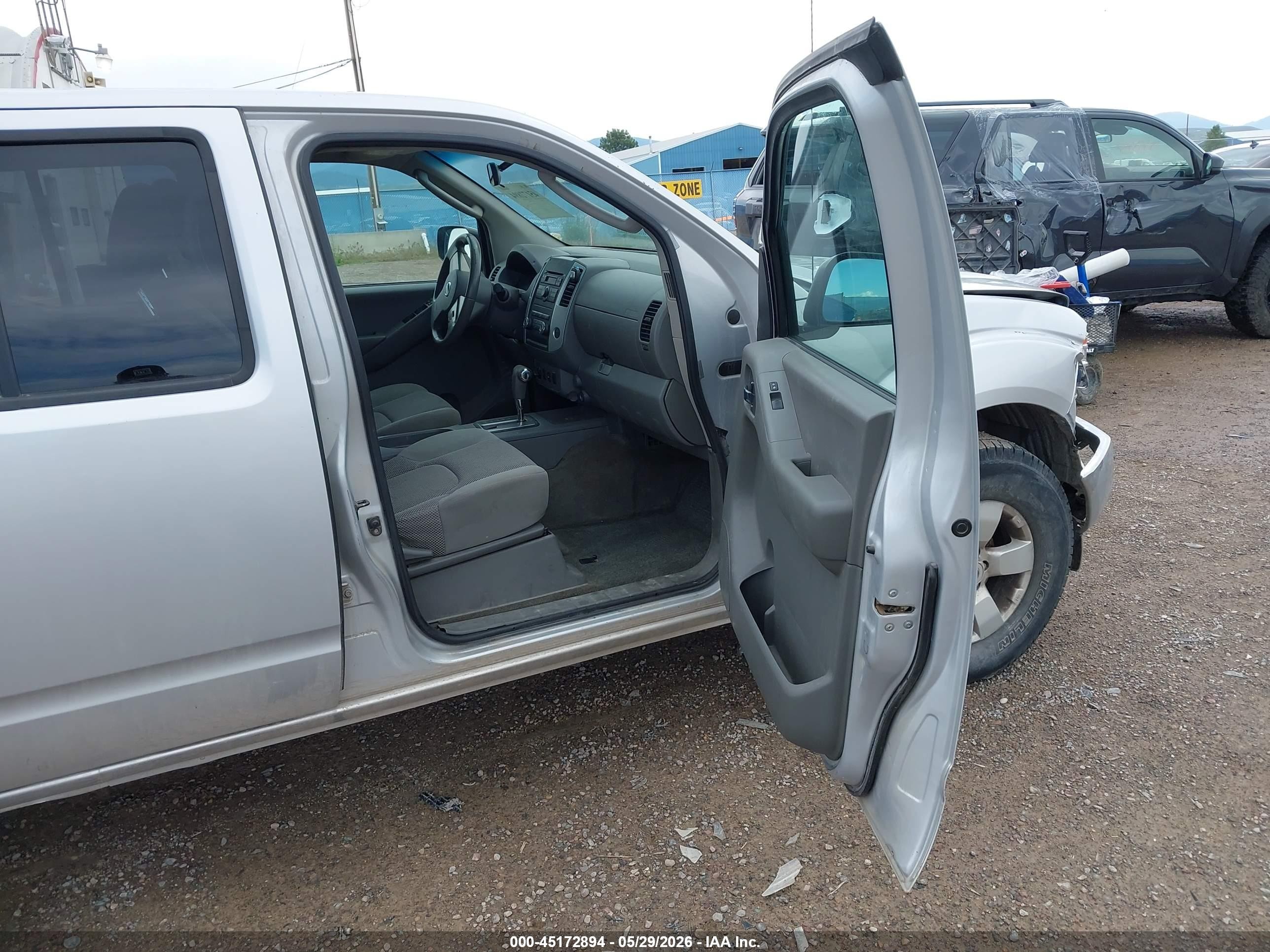 2010 Nissan Frontier Se Silver vin: 1N6AD0EV5AC435025