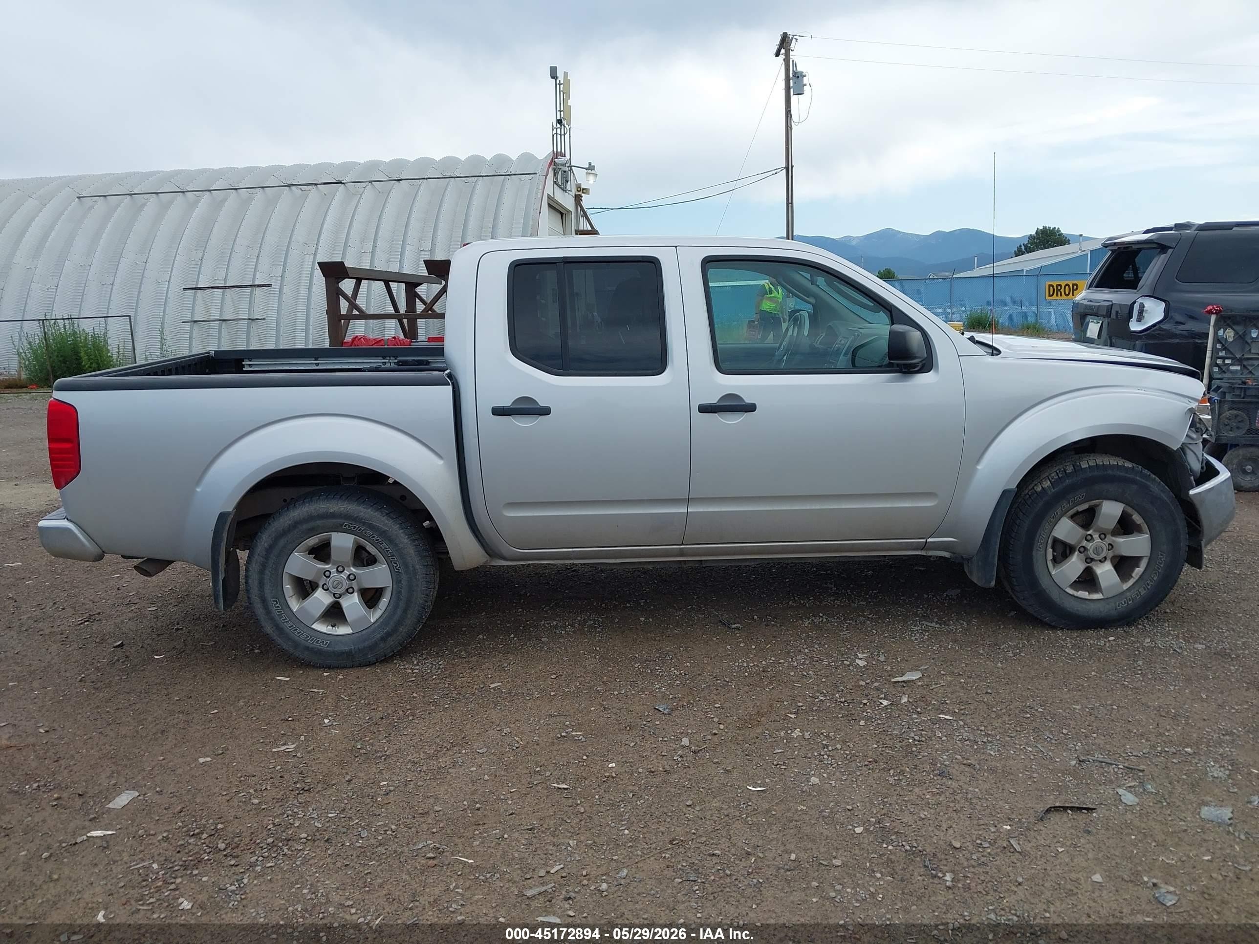 2010 Nissan Frontier Se Silver vin: 1N6AD0EV5AC435025