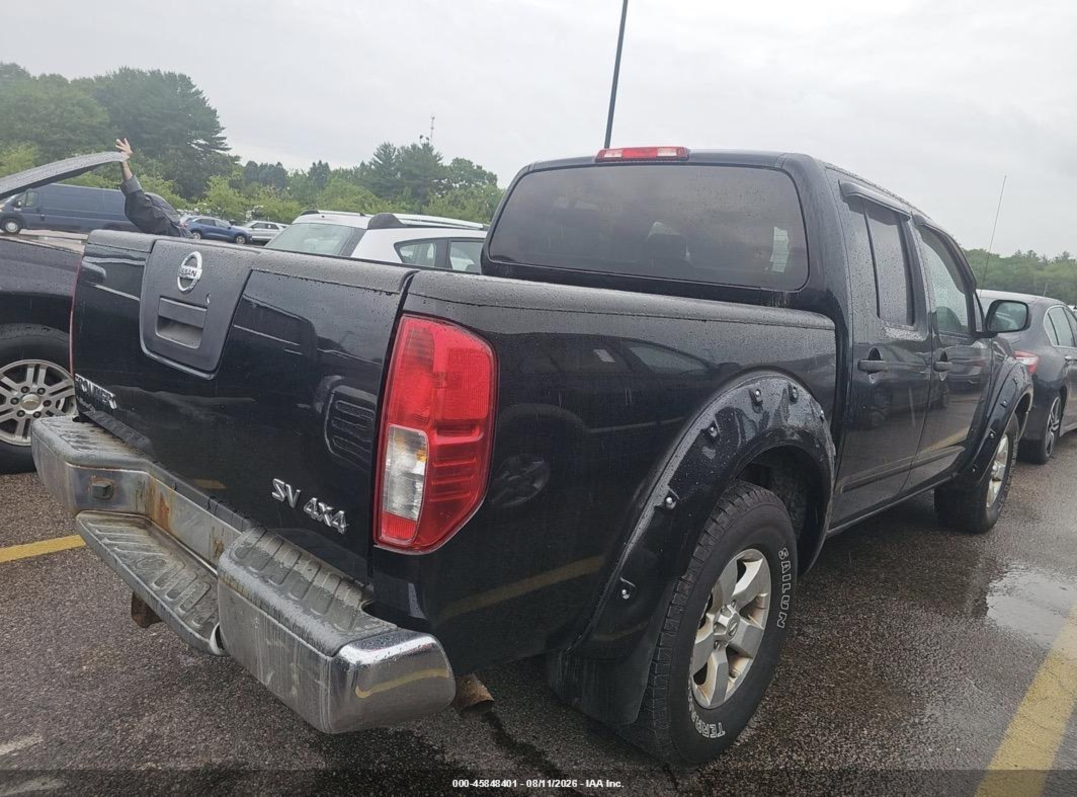 2011 Nissan Frontier Sv Черный vin: 1N6AD0EV5BC449377