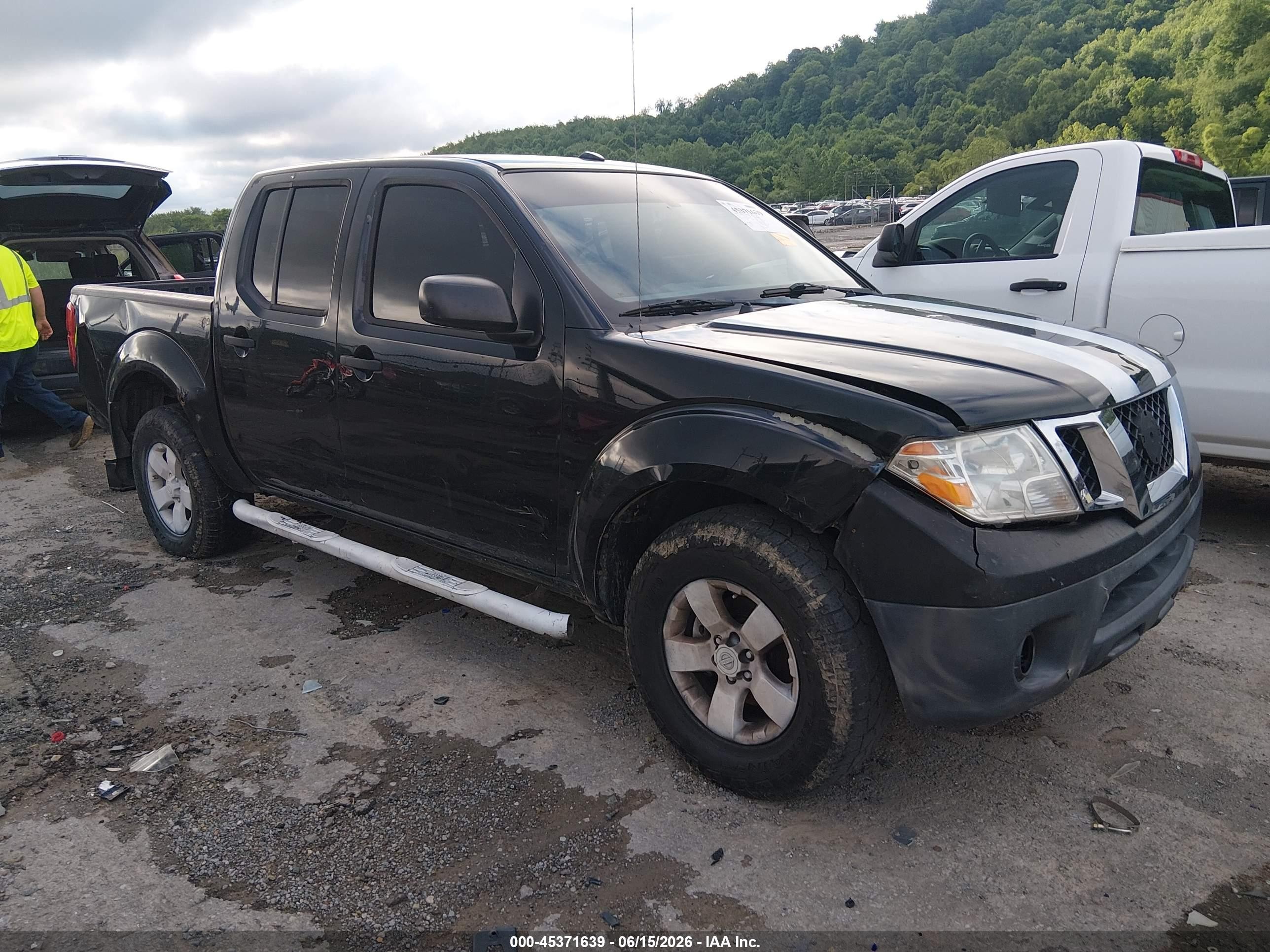 2012 Nissan Frontier Sv Black vin: 1N6AD0EV5CC410371