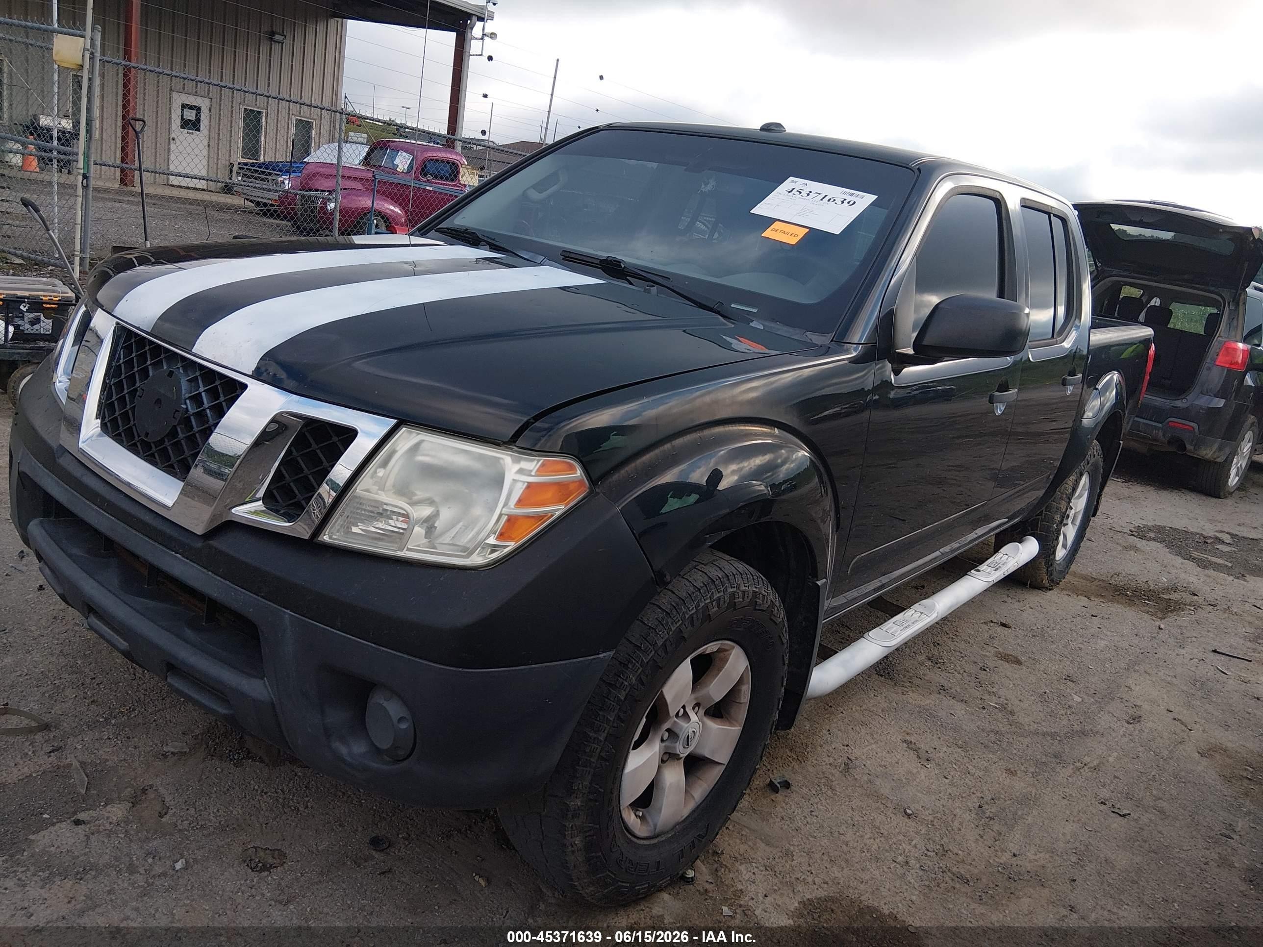 2012 Nissan Frontier Sv Black vin: 1N6AD0EV5CC410371