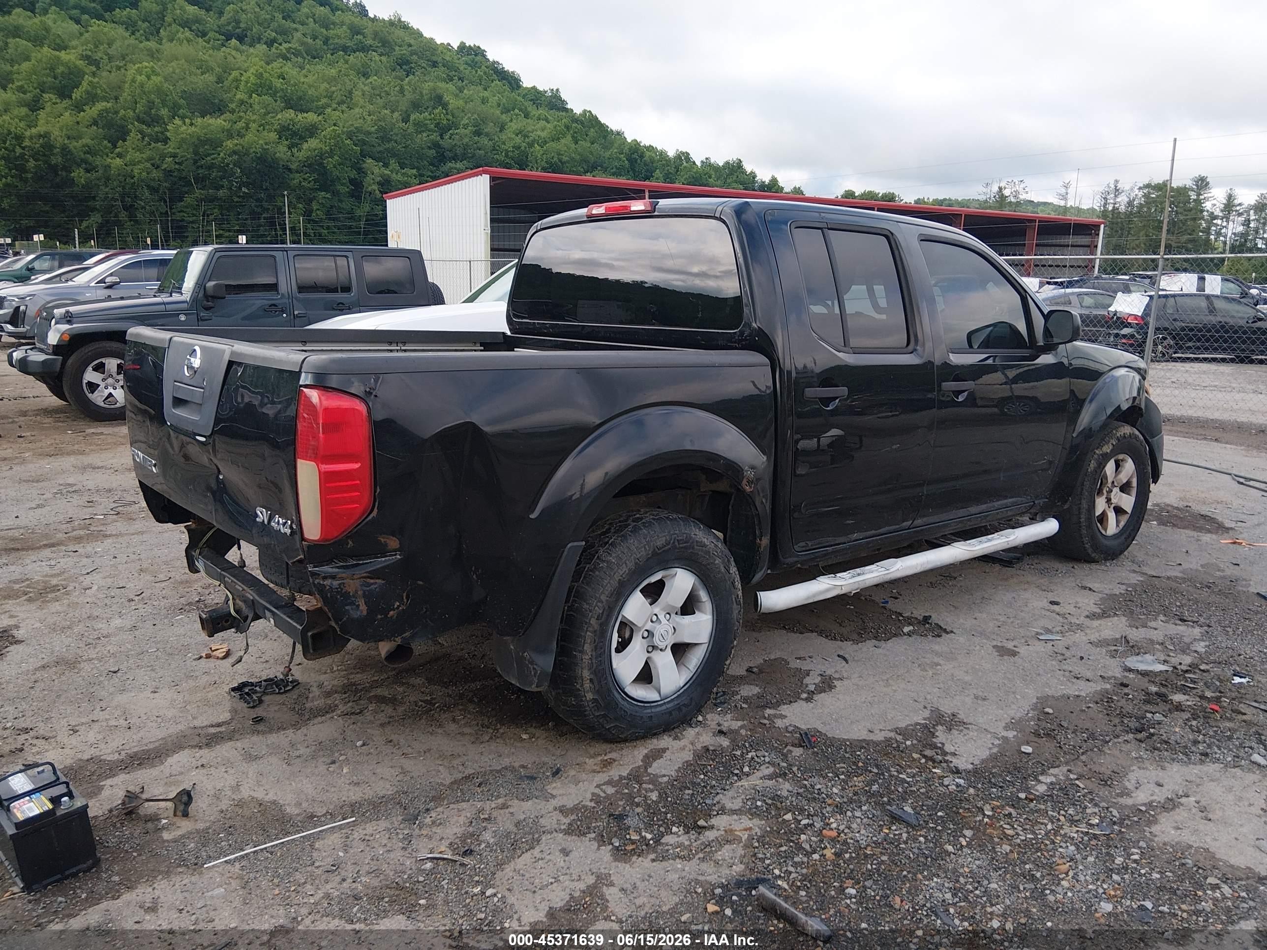2012 Nissan Frontier Sv Black vin: 1N6AD0EV5CC410371