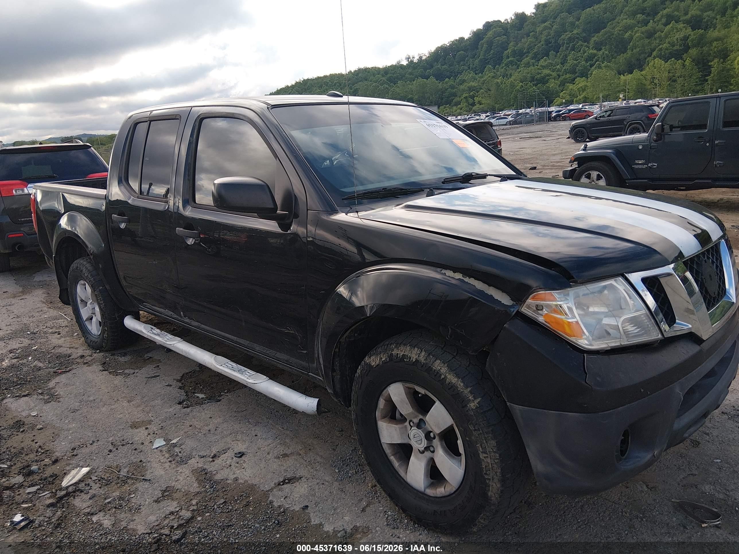 2012 Nissan Frontier Sv Black vin: 1N6AD0EV5CC410371