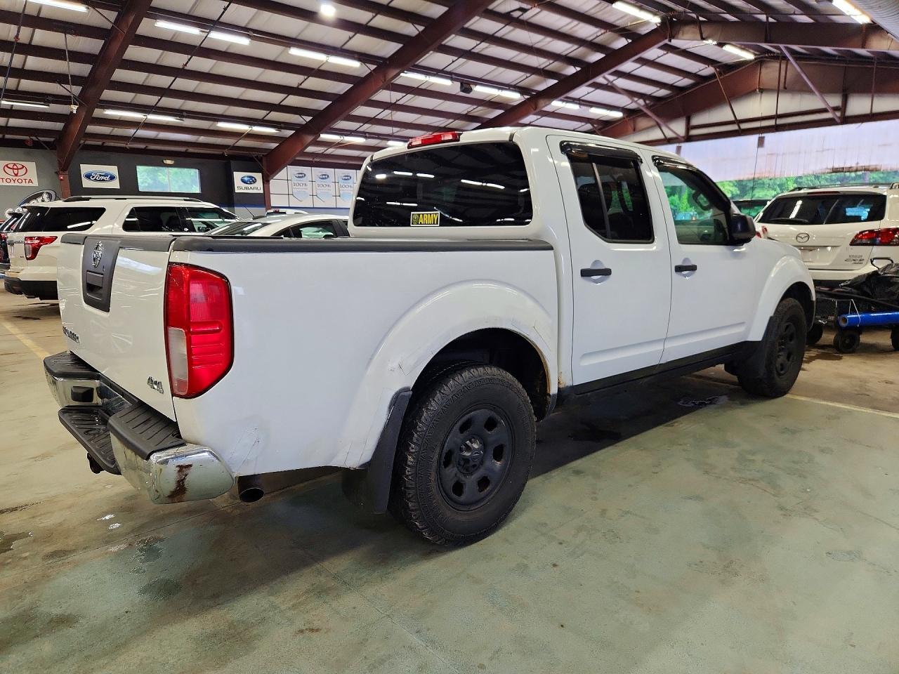 2012 Nissan Frontier S White vin: 1N6AD0EV5CC420754