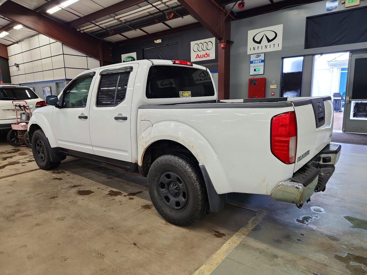 2012 Nissan Frontier S White vin: 1N6AD0EV5CC420754