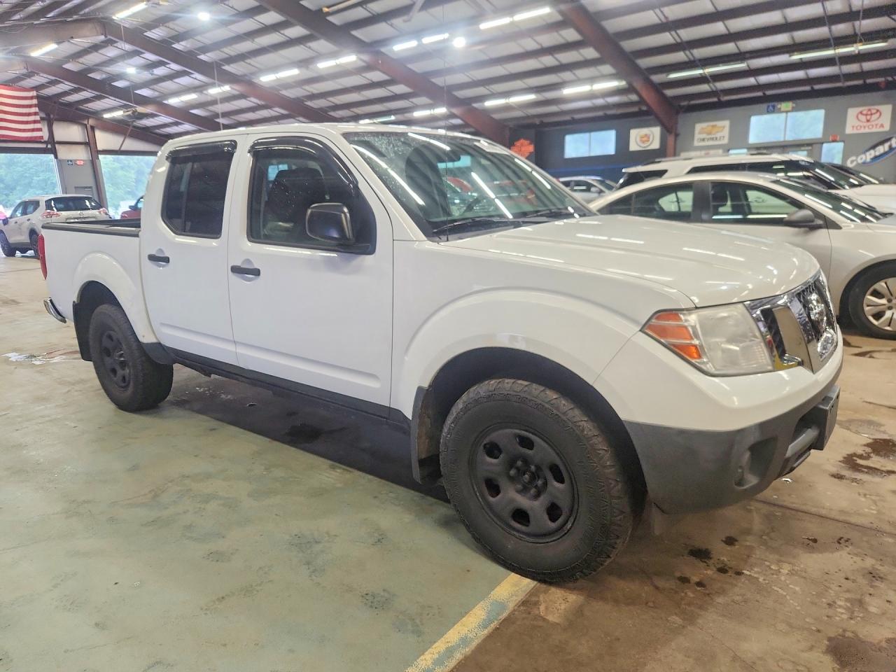 2012 Nissan Frontier S White vin: 1N6AD0EV5CC420754