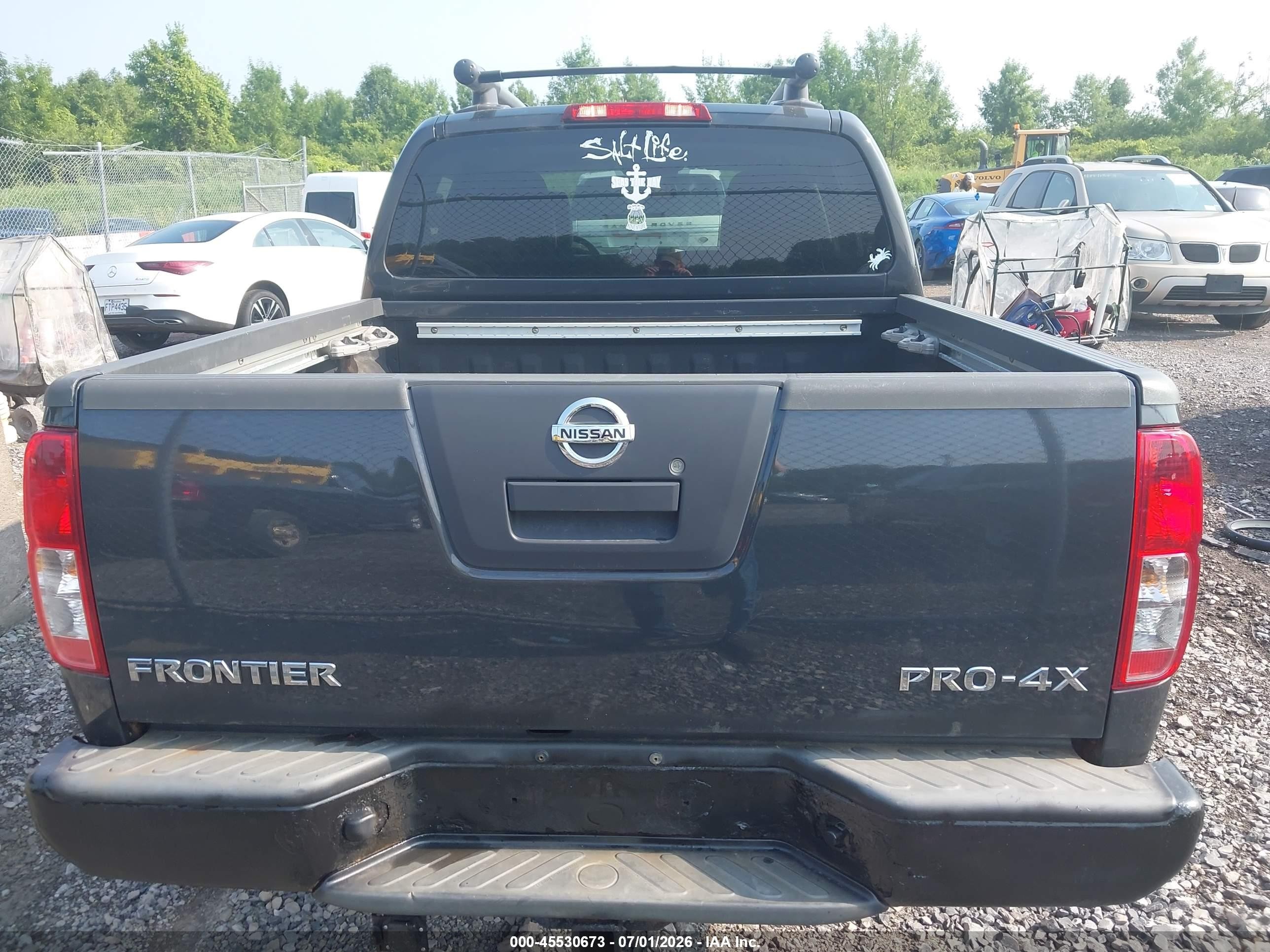 2012 Nissan Frontier Pro-4x Gray vin: 1N6AD0EV5CC428322