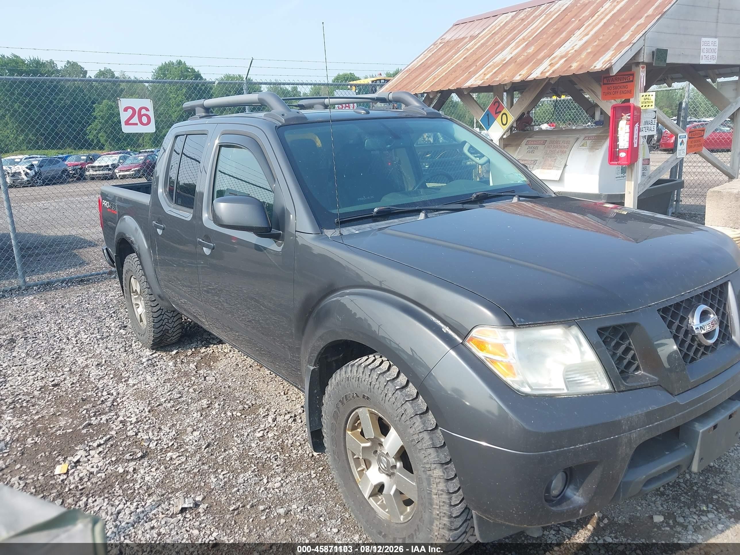 2012 Nissan Frontier Pro-4x Серый vin: 1N6AD0EV5CC428322