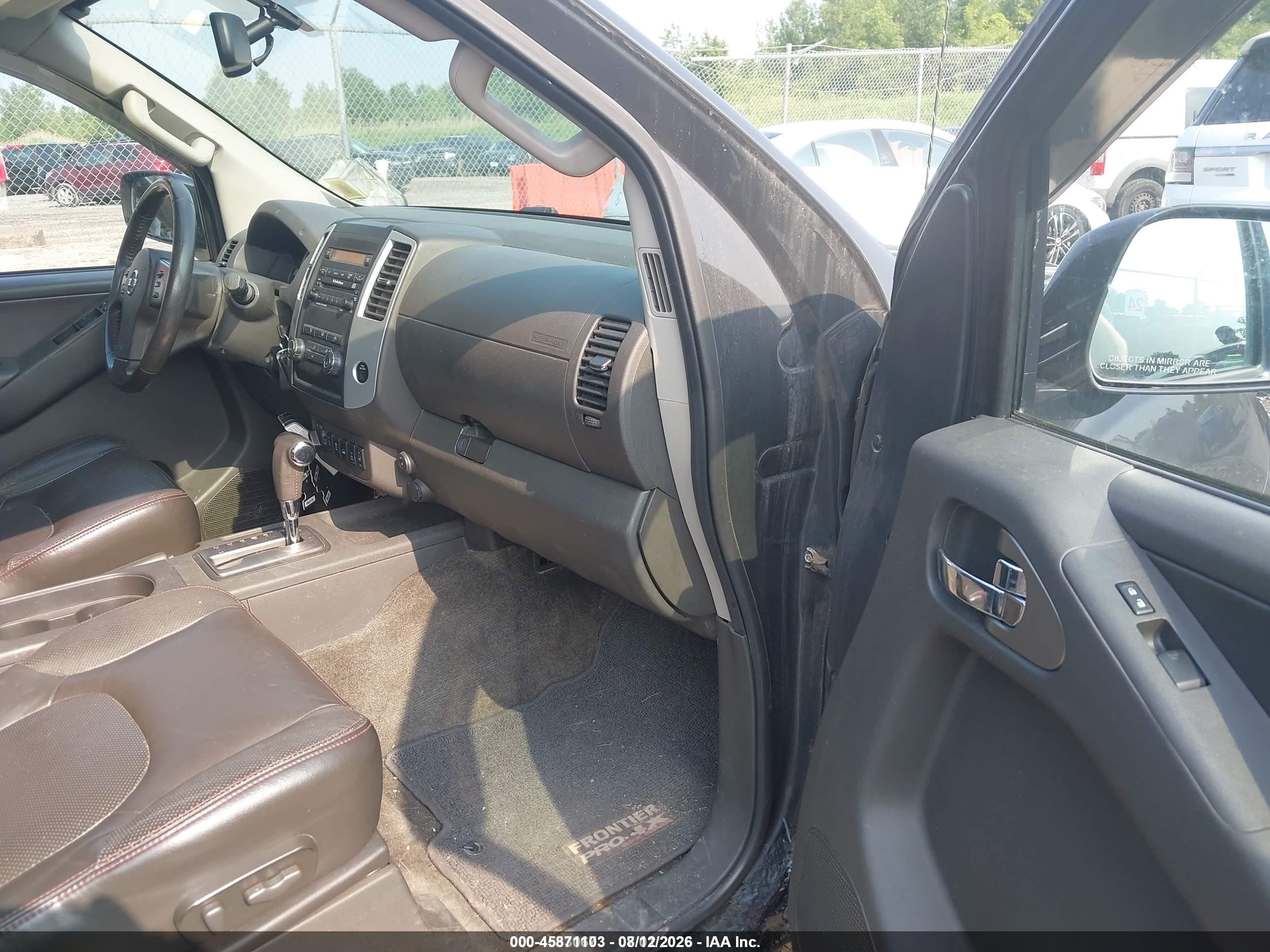 2012 Nissan Frontier Pro-4x Gray vin: 1N6AD0EV5CC428322