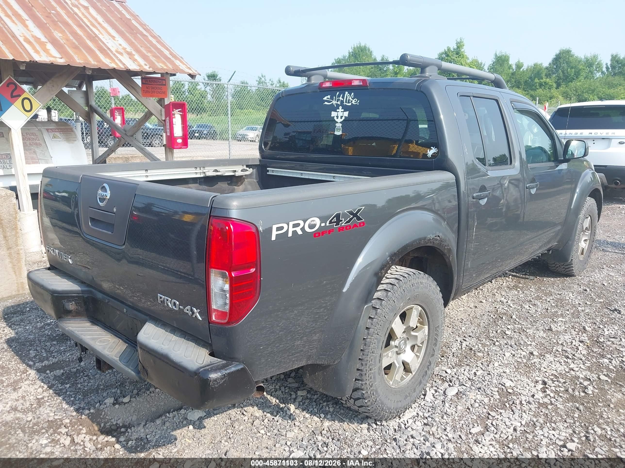 2012 Nissan Frontier Pro-4x Gray vin: 1N6AD0EV5CC428322