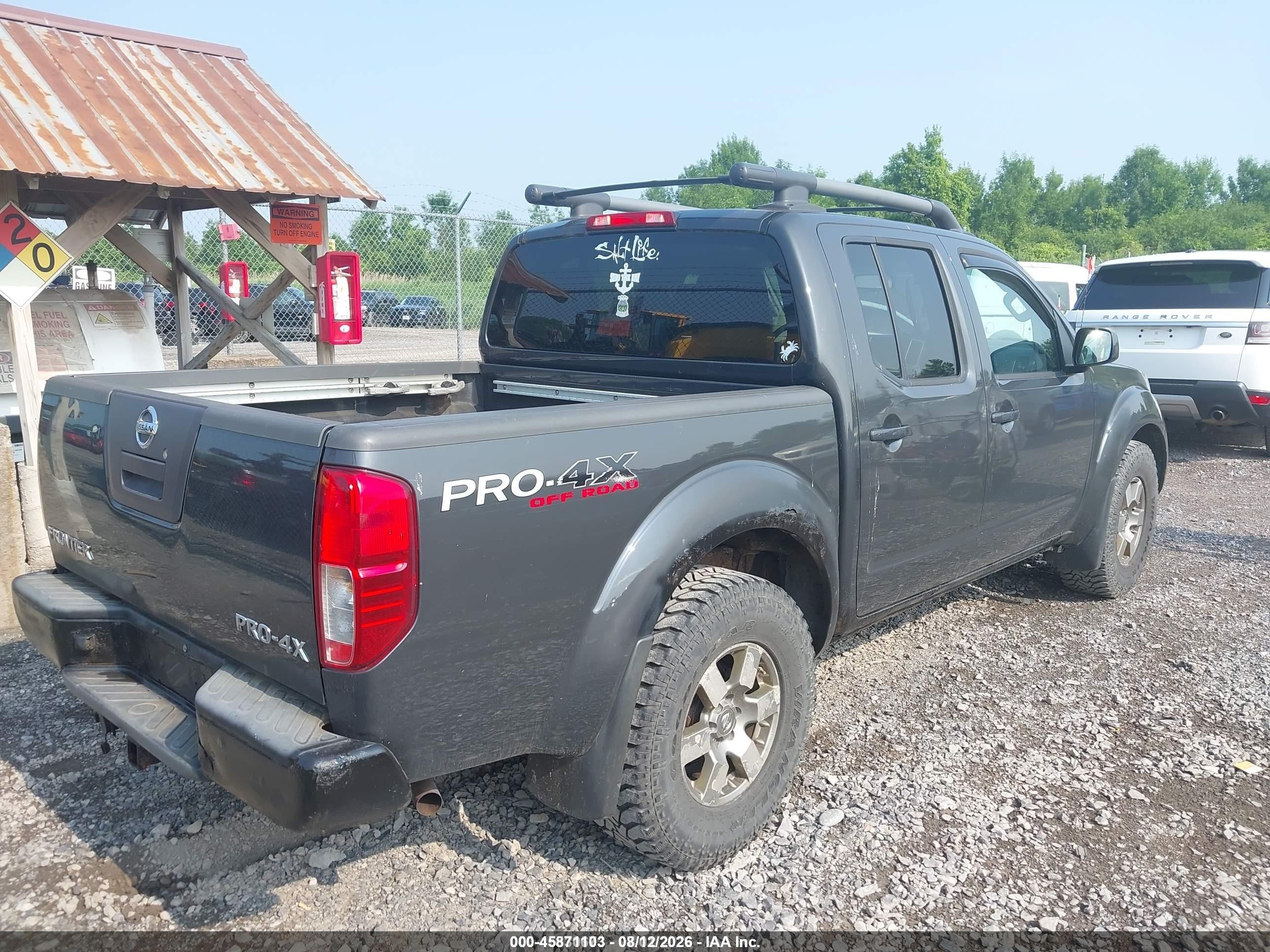 2012 Nissan Frontier Pro-4x Gray vin: 1N6AD0EV5CC428322