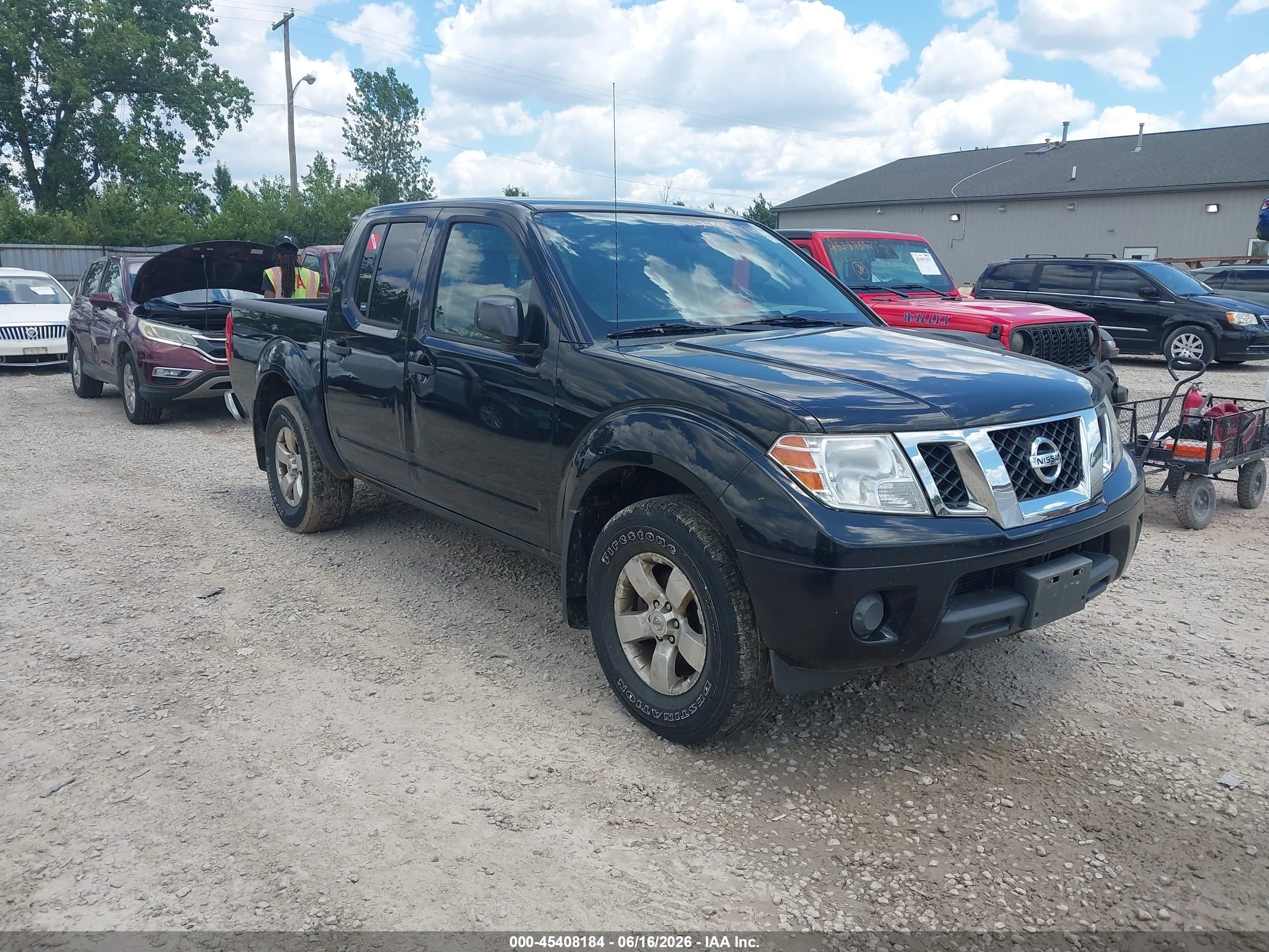 2012 Nissan Frontier Sv Black vin: 1N6AD0EV5CC436775
