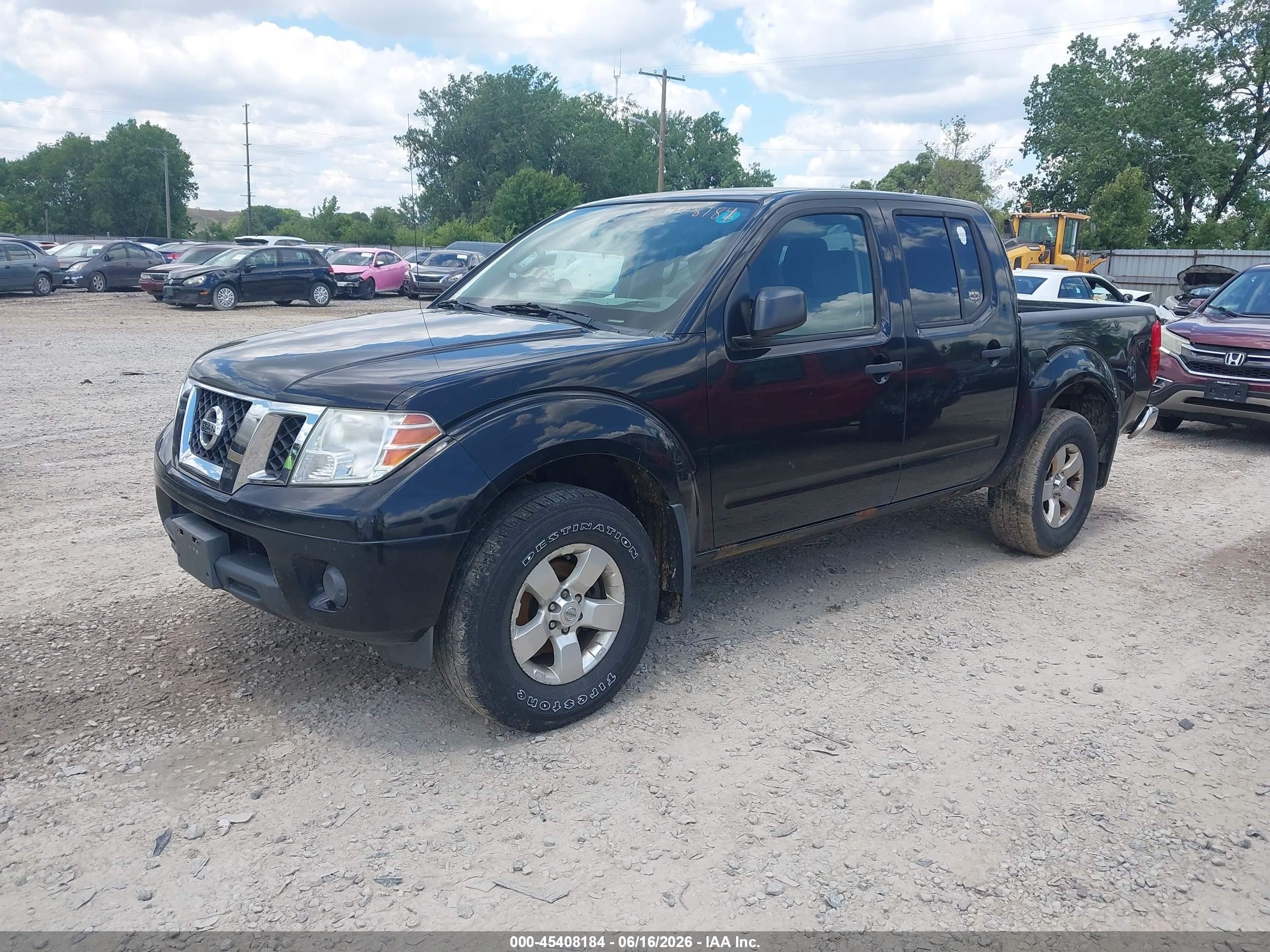 2012 Nissan Frontier Sv Black vin: 1N6AD0EV5CC436775