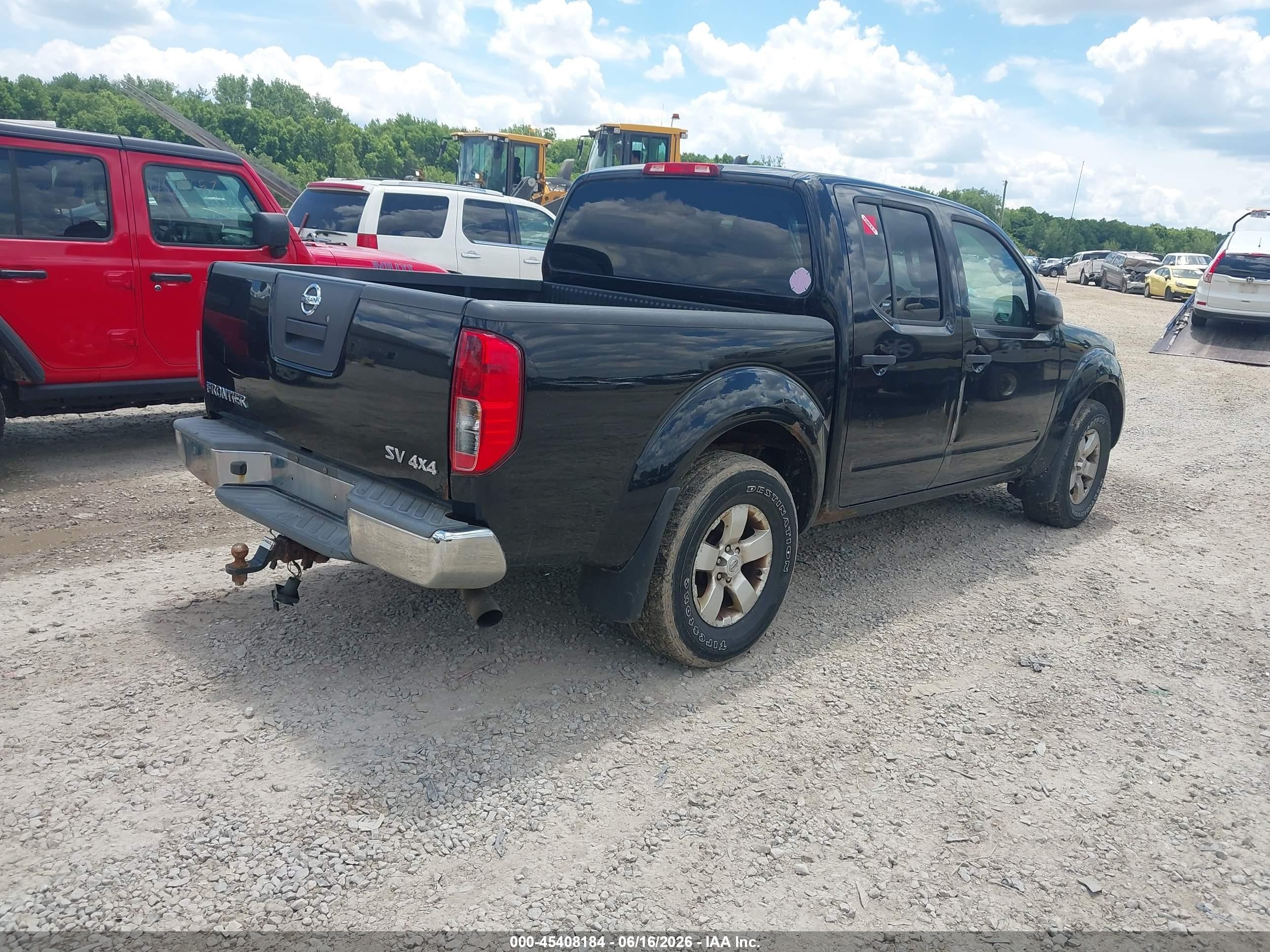 2012 Nissan Frontier Sv Black vin: 1N6AD0EV5CC436775