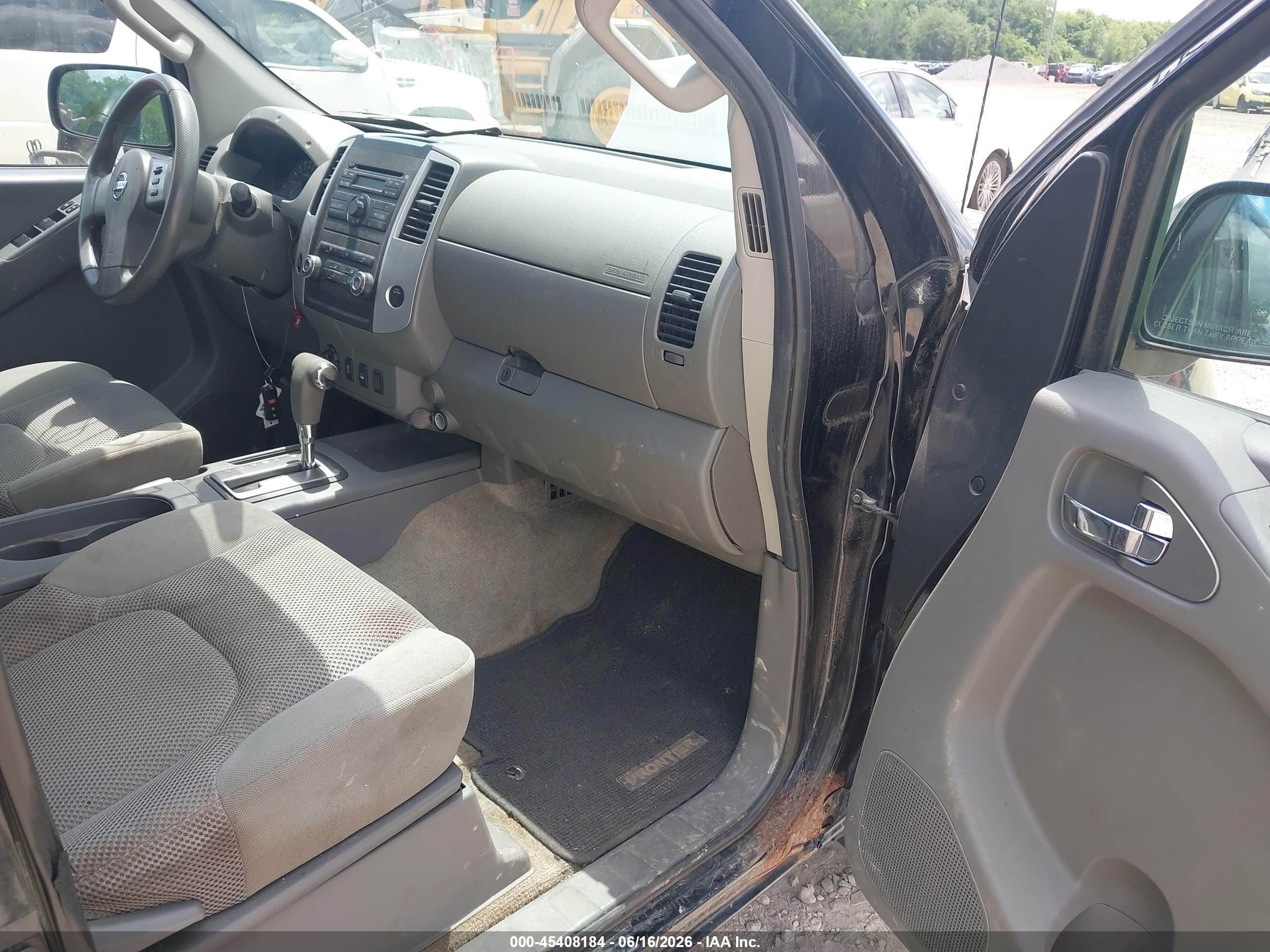 2012 Nissan Frontier Sv Black vin: 1N6AD0EV5CC436775