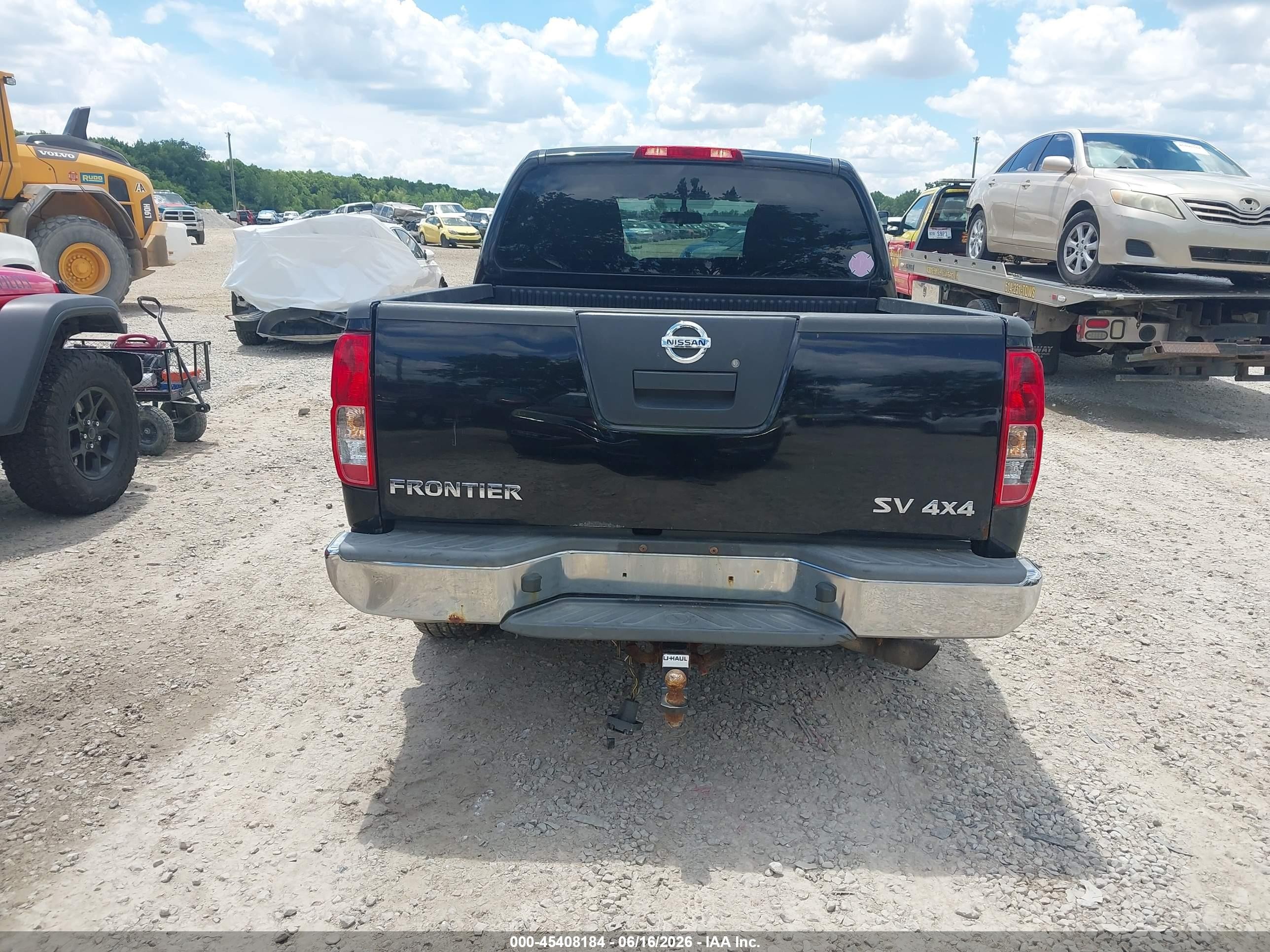 2012 Nissan Frontier Sv Black vin: 1N6AD0EV5CC436775