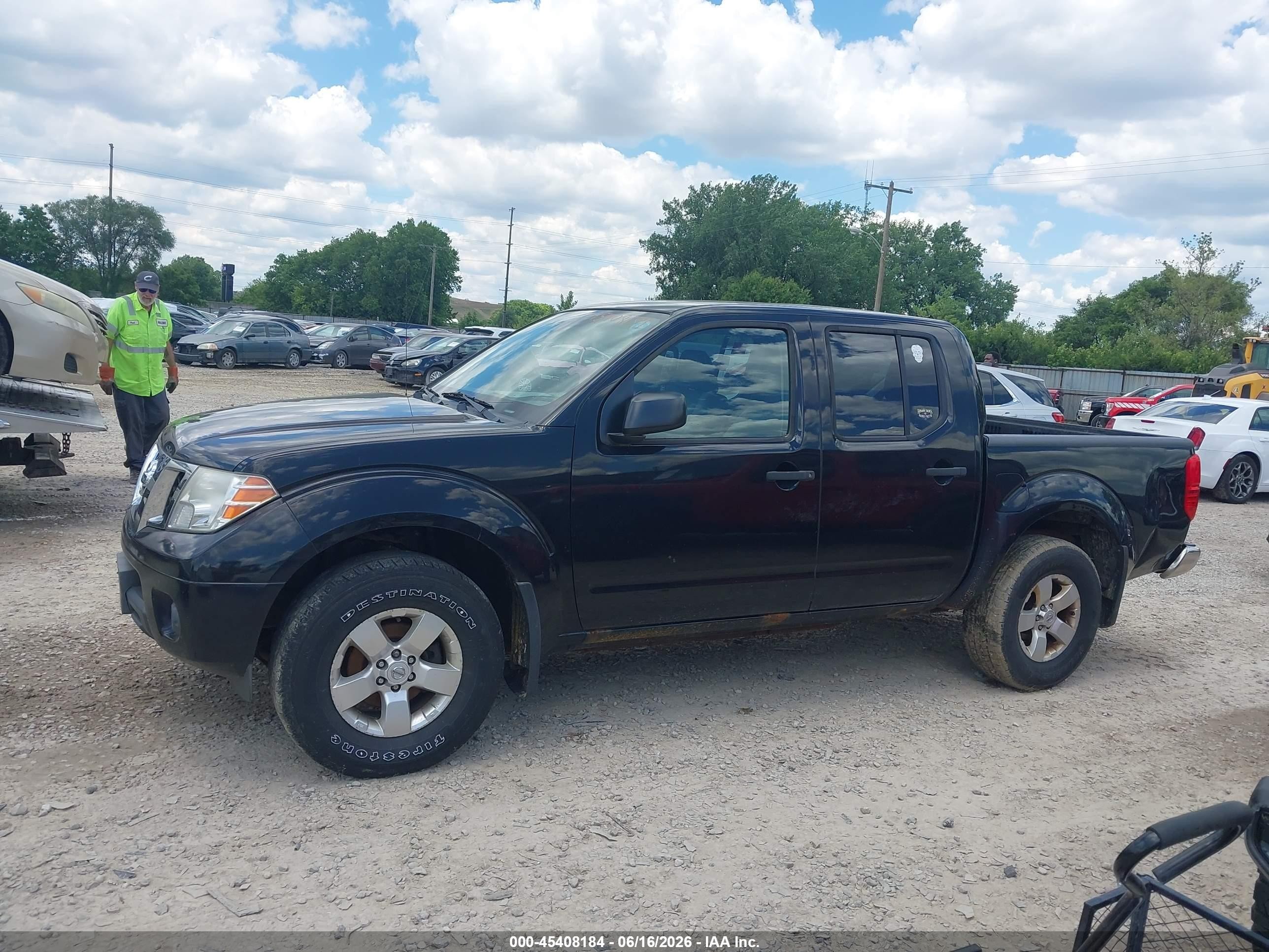 2012 Nissan Frontier Sv Black vin: 1N6AD0EV5CC436775