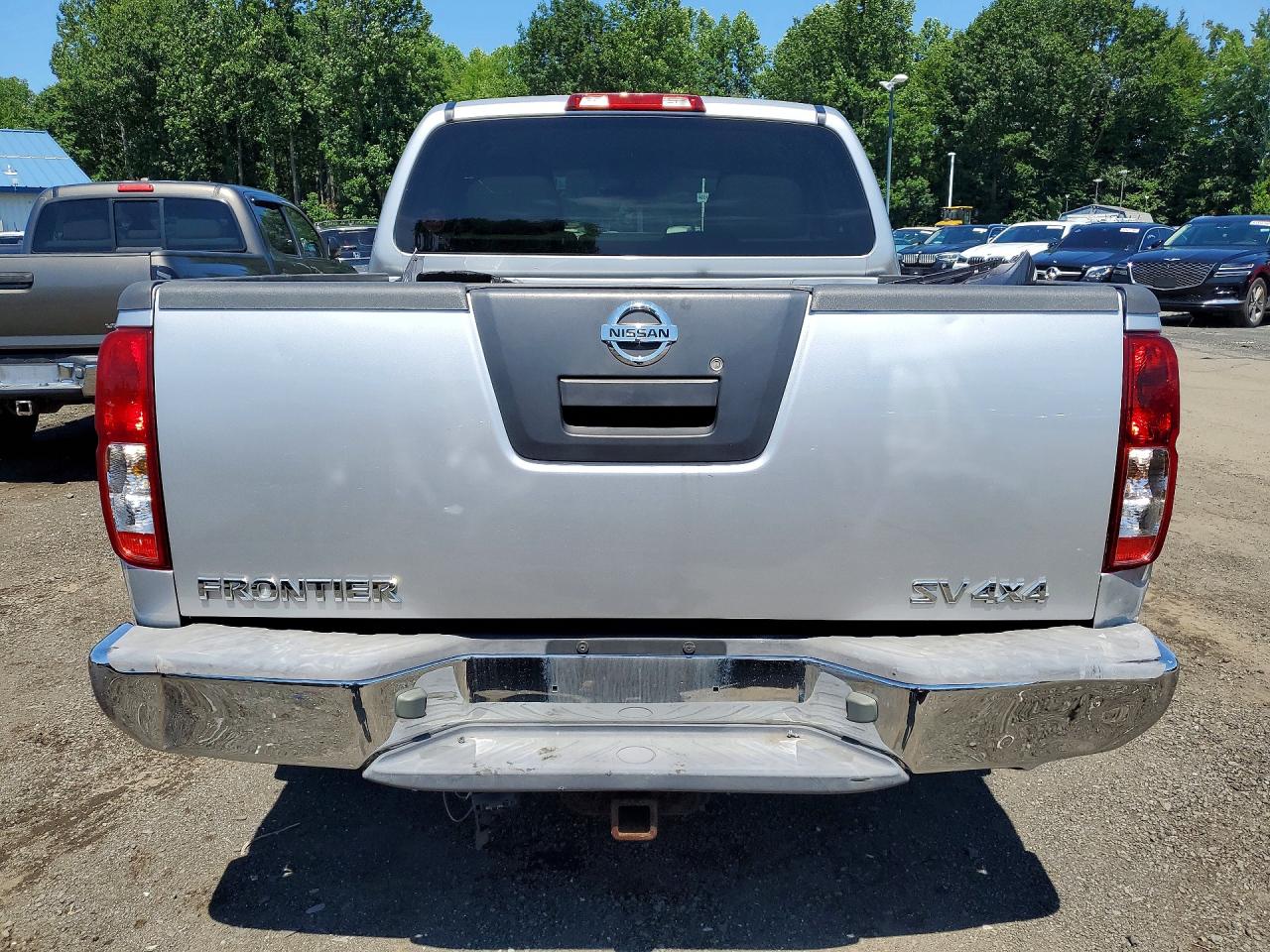 2012 Nissan Frontier S Silver vin: 1N6AD0EV5CC448926