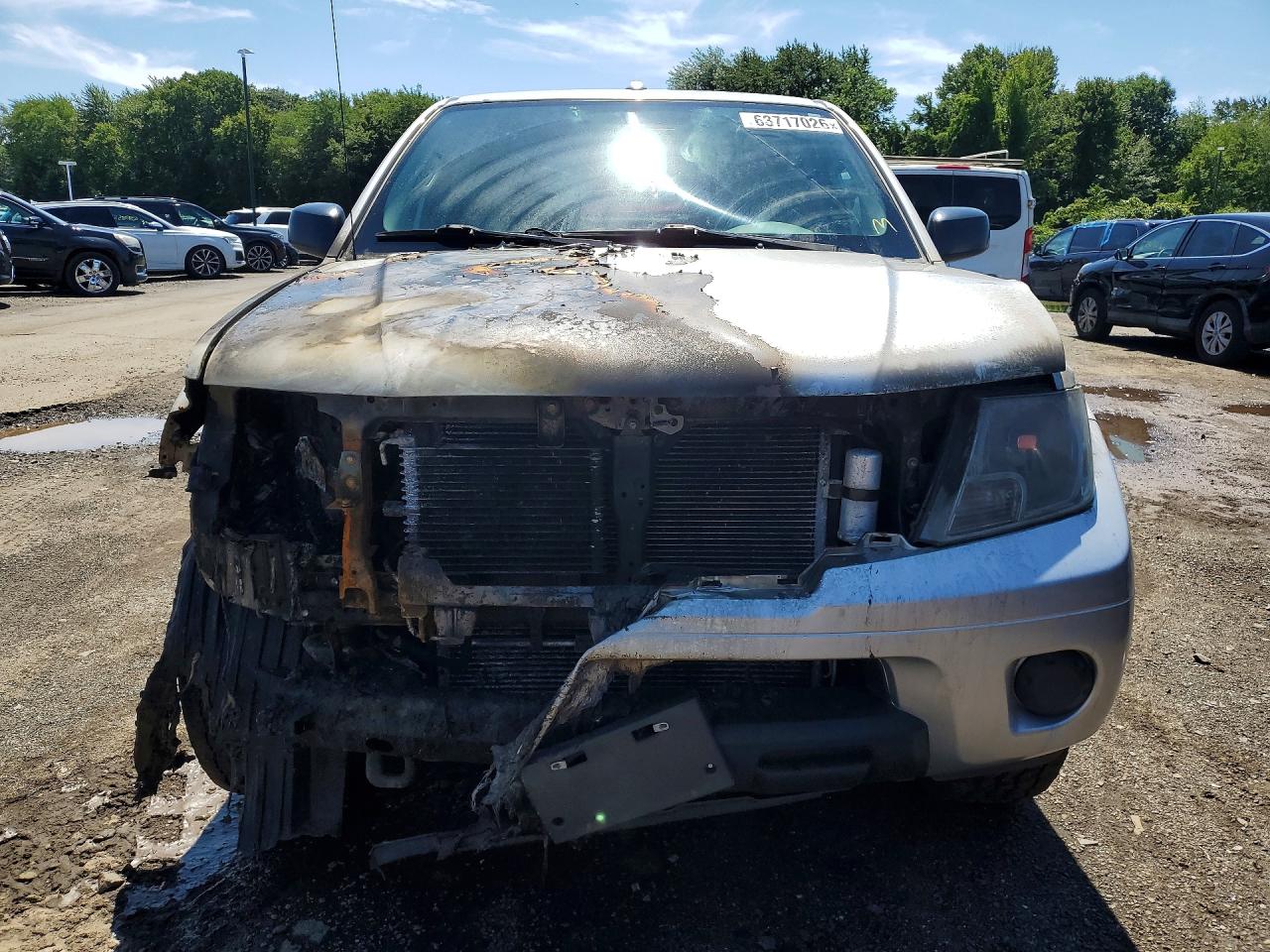 2012 Nissan Frontier S Silver vin: 1N6AD0EV5CC448926