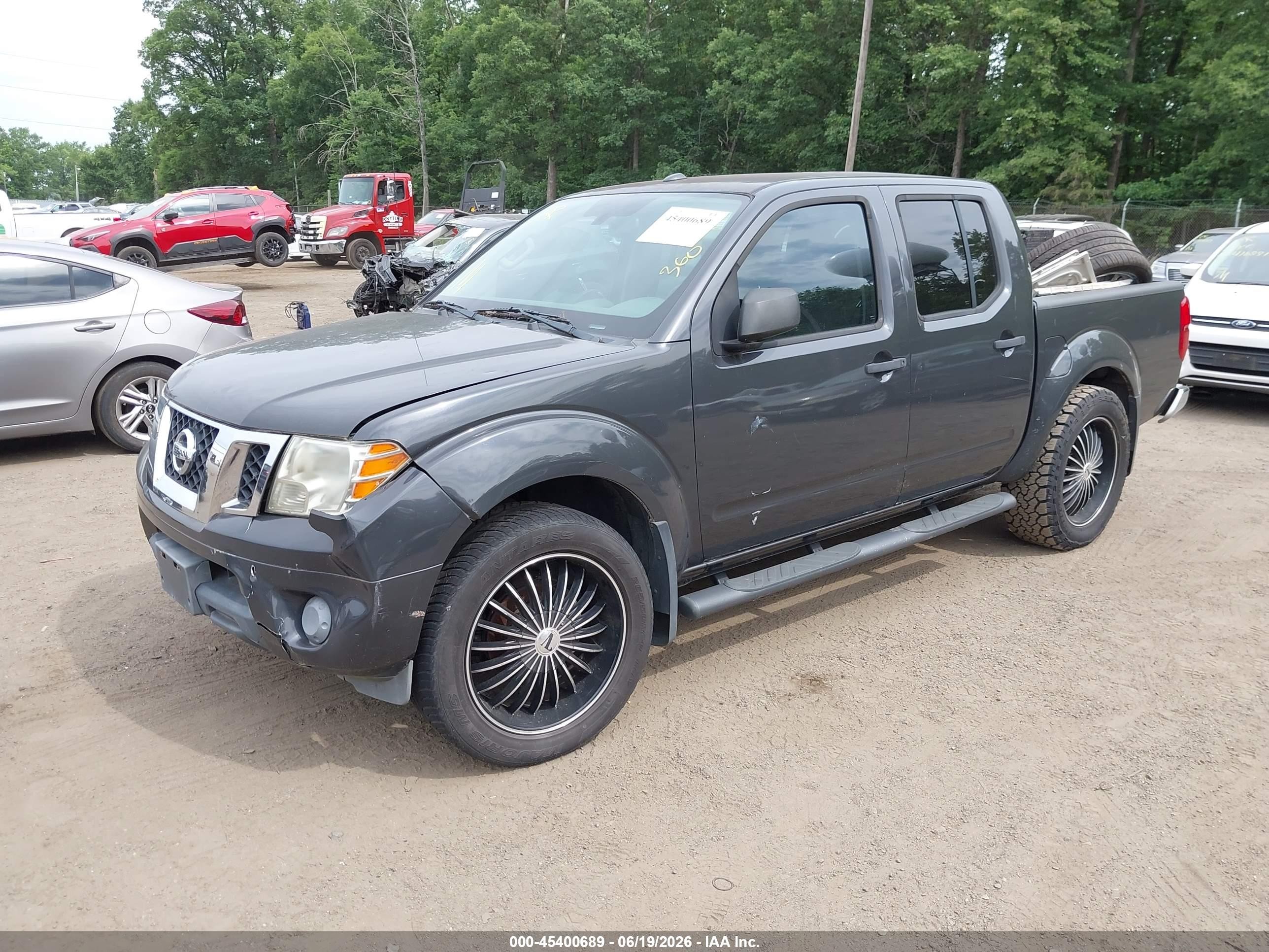 2012 Nissan Frontier Sv Gray vin: 1N6AD0EV5CC459327