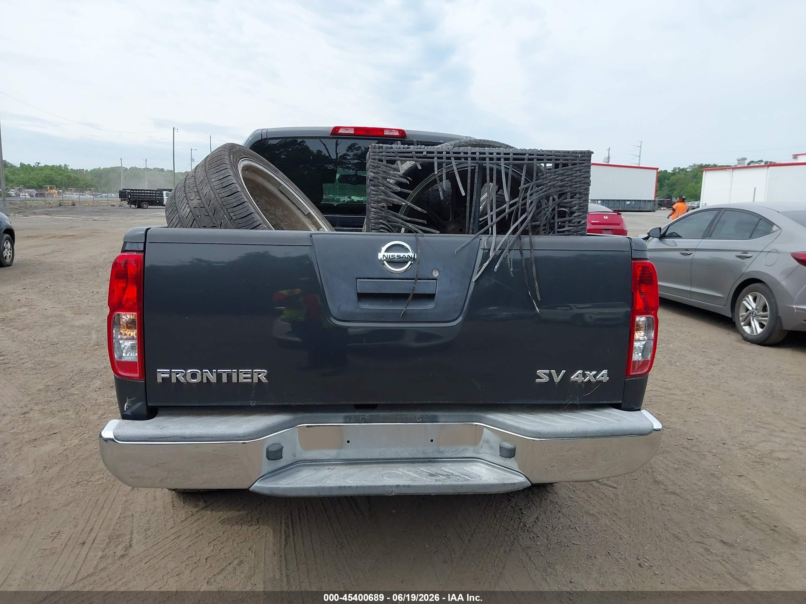 2012 Nissan Frontier Sv Gray vin: 1N6AD0EV5CC459327