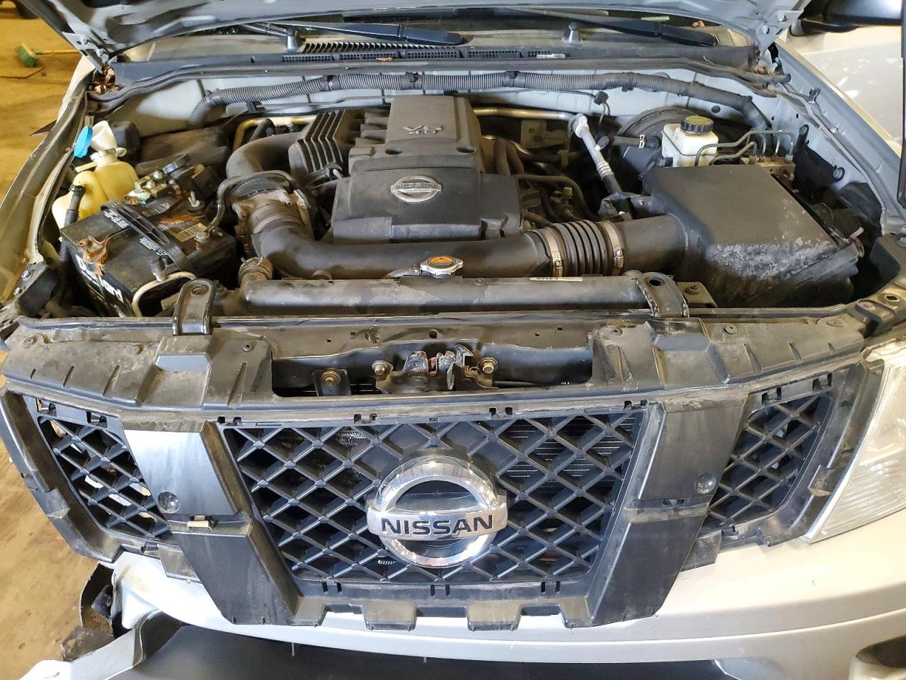 2012 Nissan Frontier S/sv/sl/pro-4x Silver vin: 1N6AD0EV5CC482980