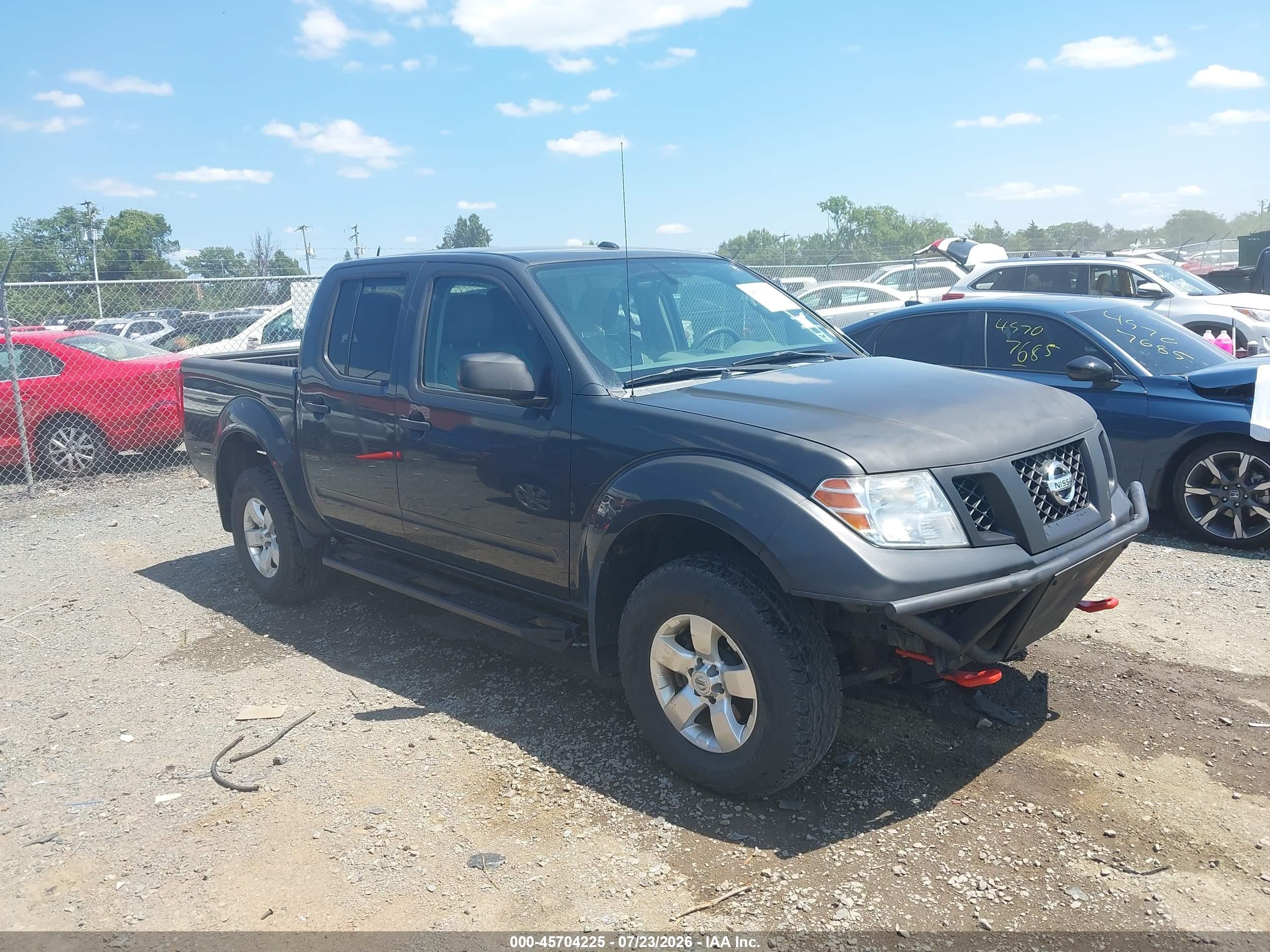 2013 Nissan Frontier Sv Gray vin: 1N6AD0EV5DN723393