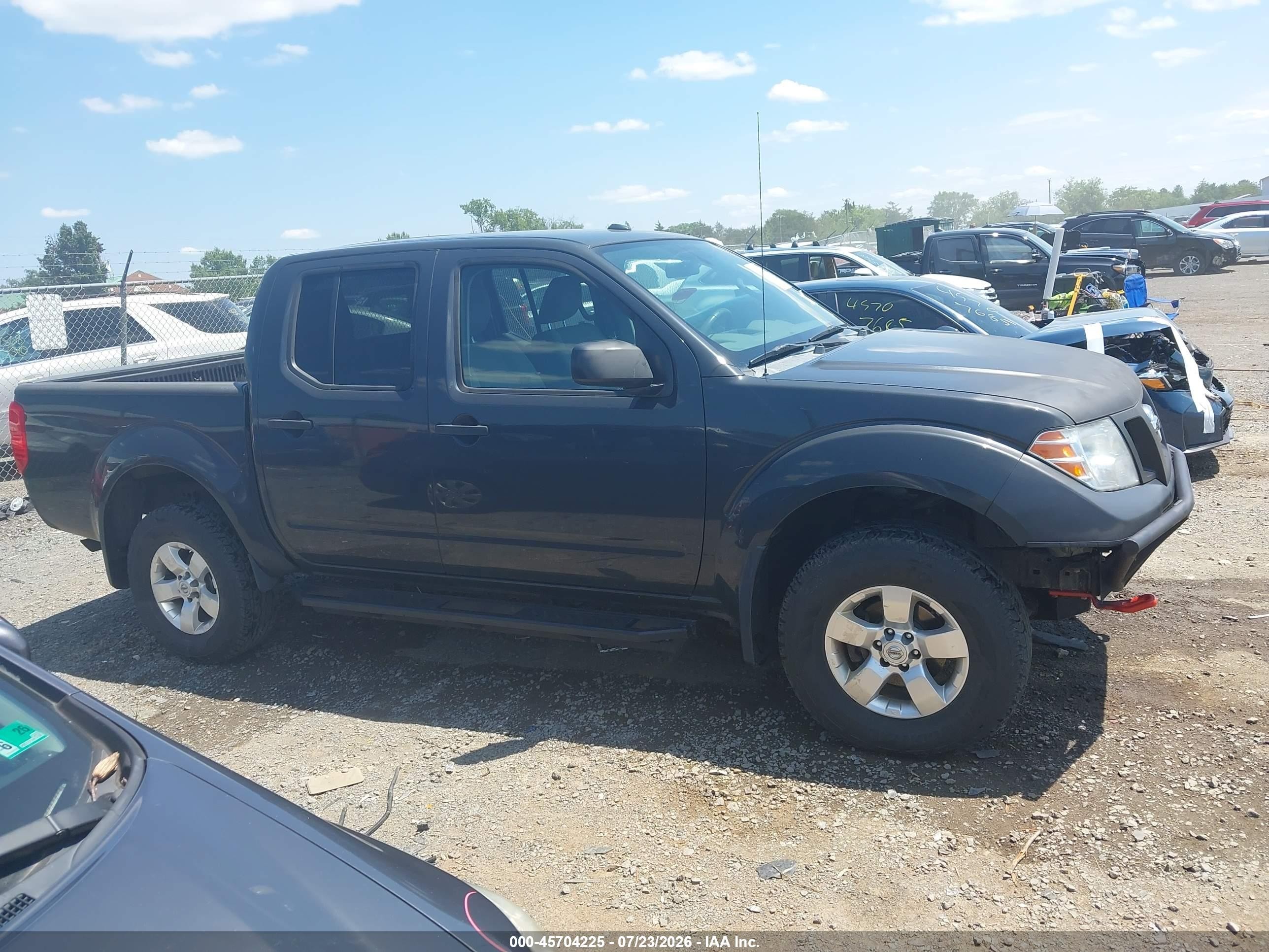 2013 Nissan Frontier Sv Gray vin: 1N6AD0EV5DN723393