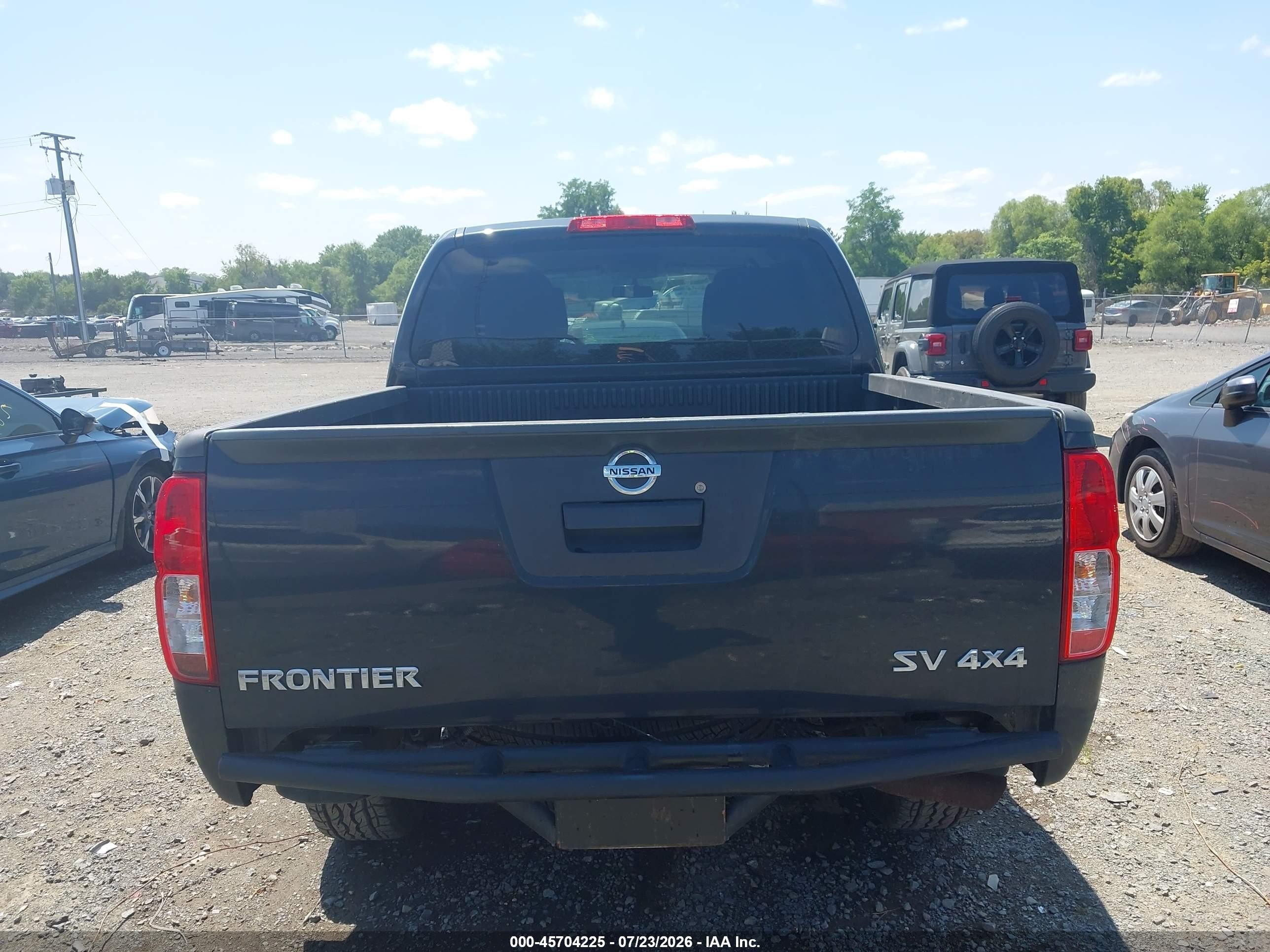 2013 Nissan Frontier Sv Gray vin: 1N6AD0EV5DN723393