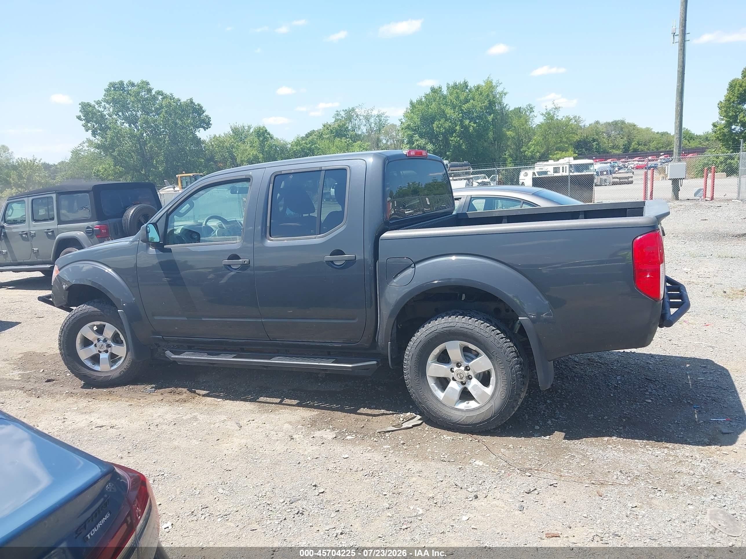 2013 Nissan Frontier Sv Gray vin: 1N6AD0EV5DN723393