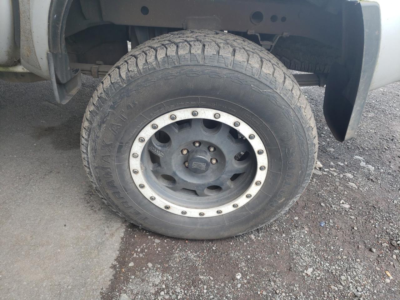 2013 Nissan Frontier S Gray vin: 1N6AD0EV5DN733681 Damage: Left Rear Wheel, Aftermarket, Acceptable