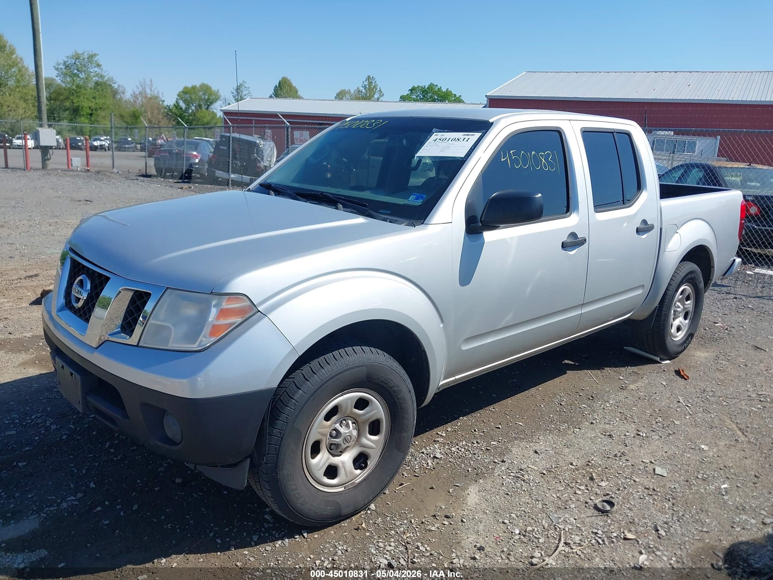 2014 Nissan Frontier S Silver vin: 1N6AD0EV5EN705008
