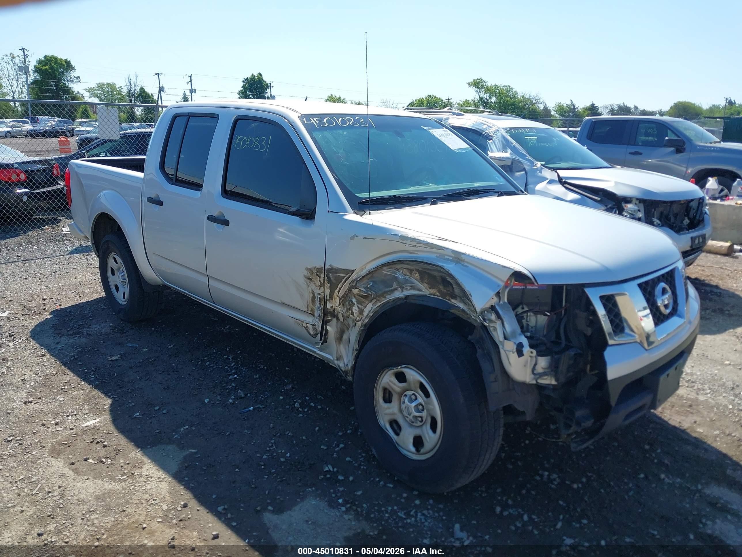 2014 Nissan Frontier S Silver vin: 1N6AD0EV5EN705008