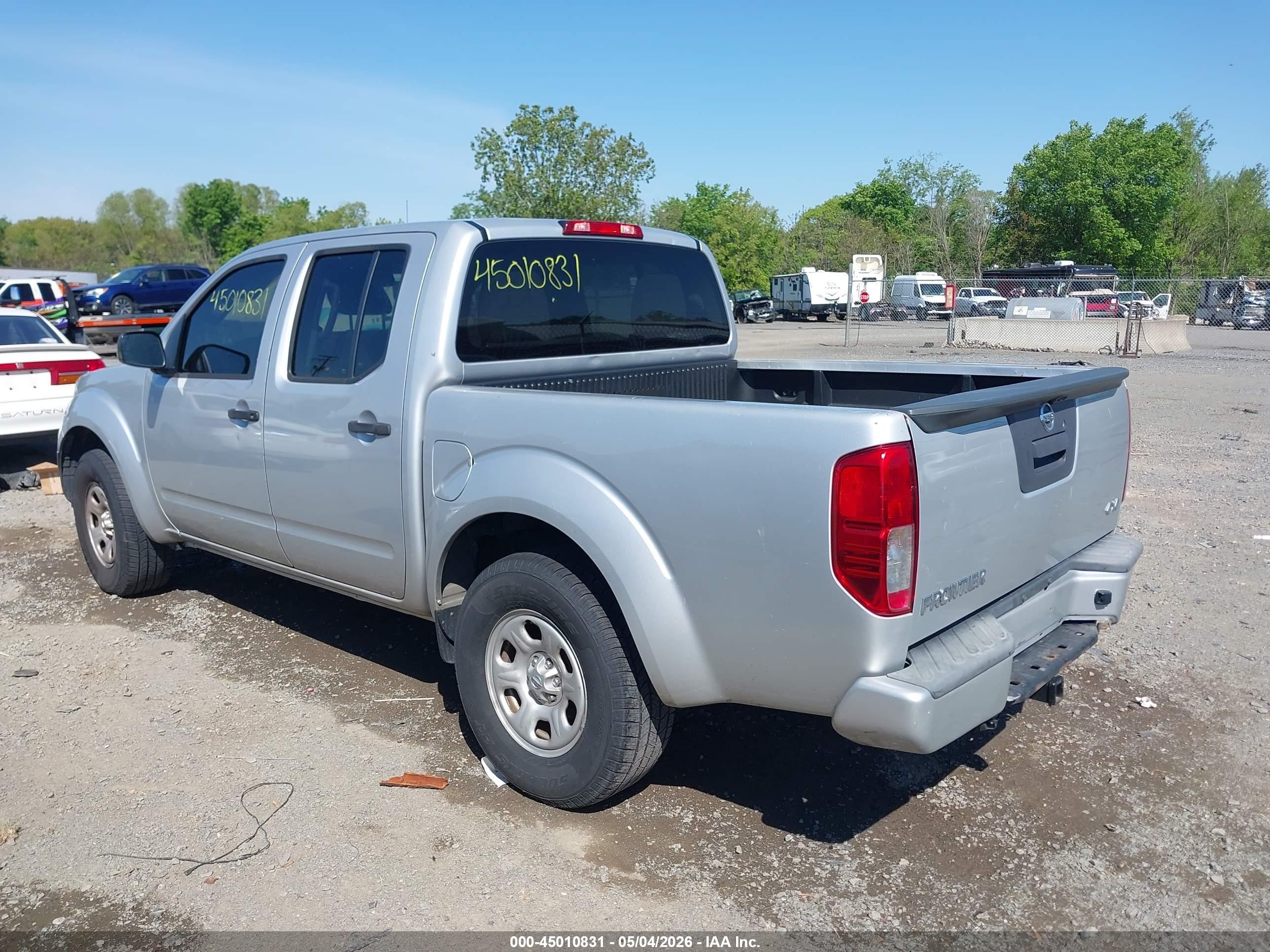 2014 Nissan Frontier S Silver vin: 1N6AD0EV5EN705008