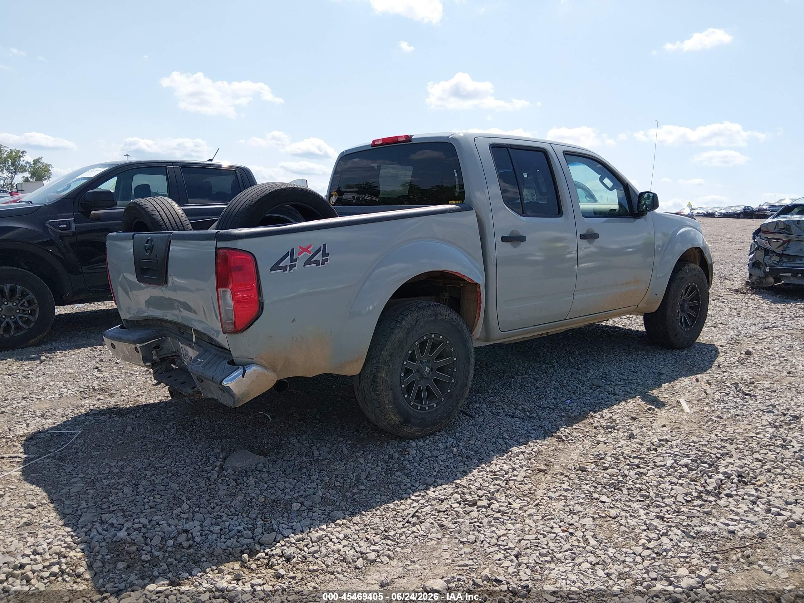 2014 Nissan Frontier S Gray vin: 1N6AD0EV5EN708328