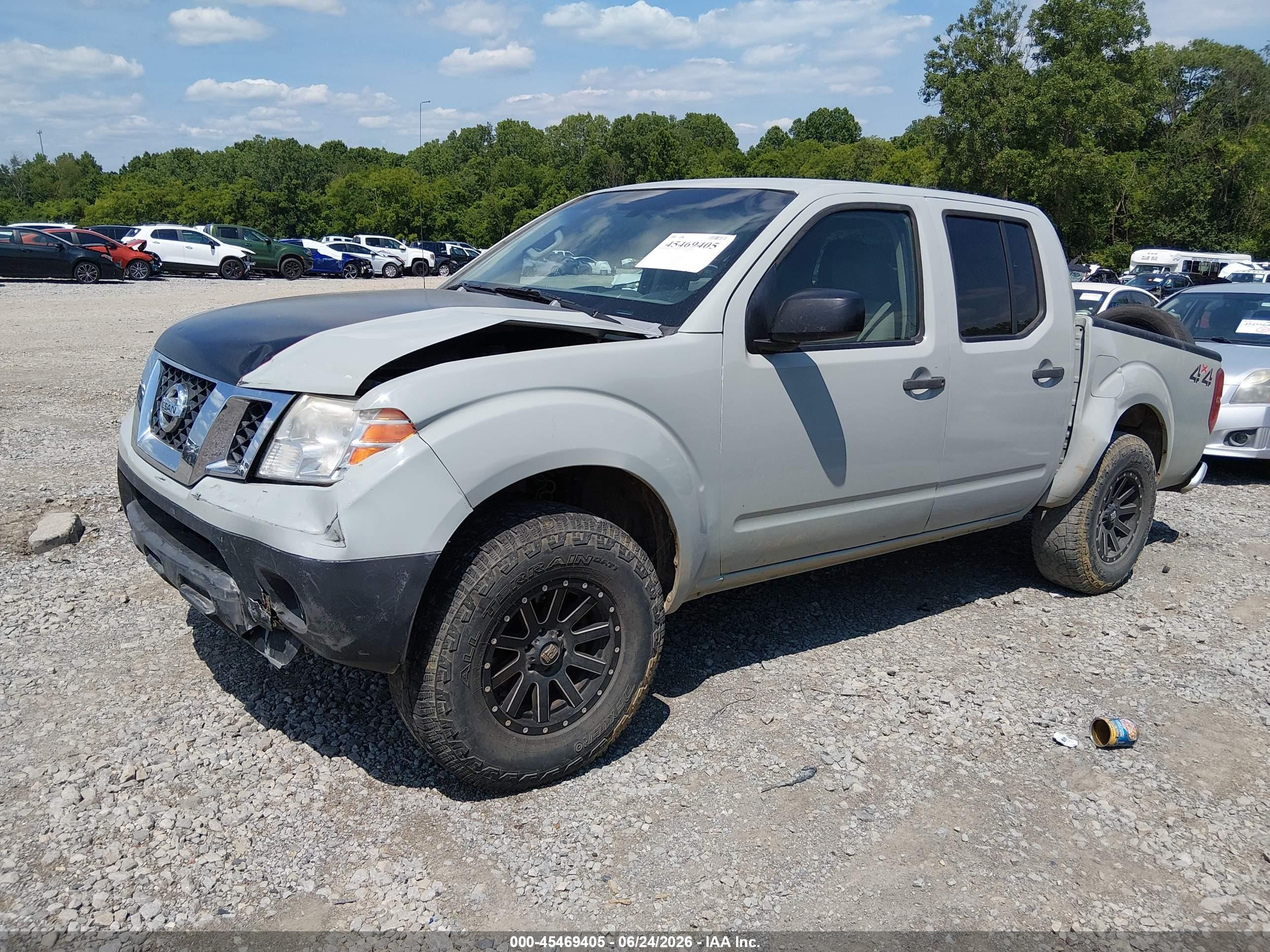 2014 Nissan Frontier S Gray vin: 1N6AD0EV5EN708328