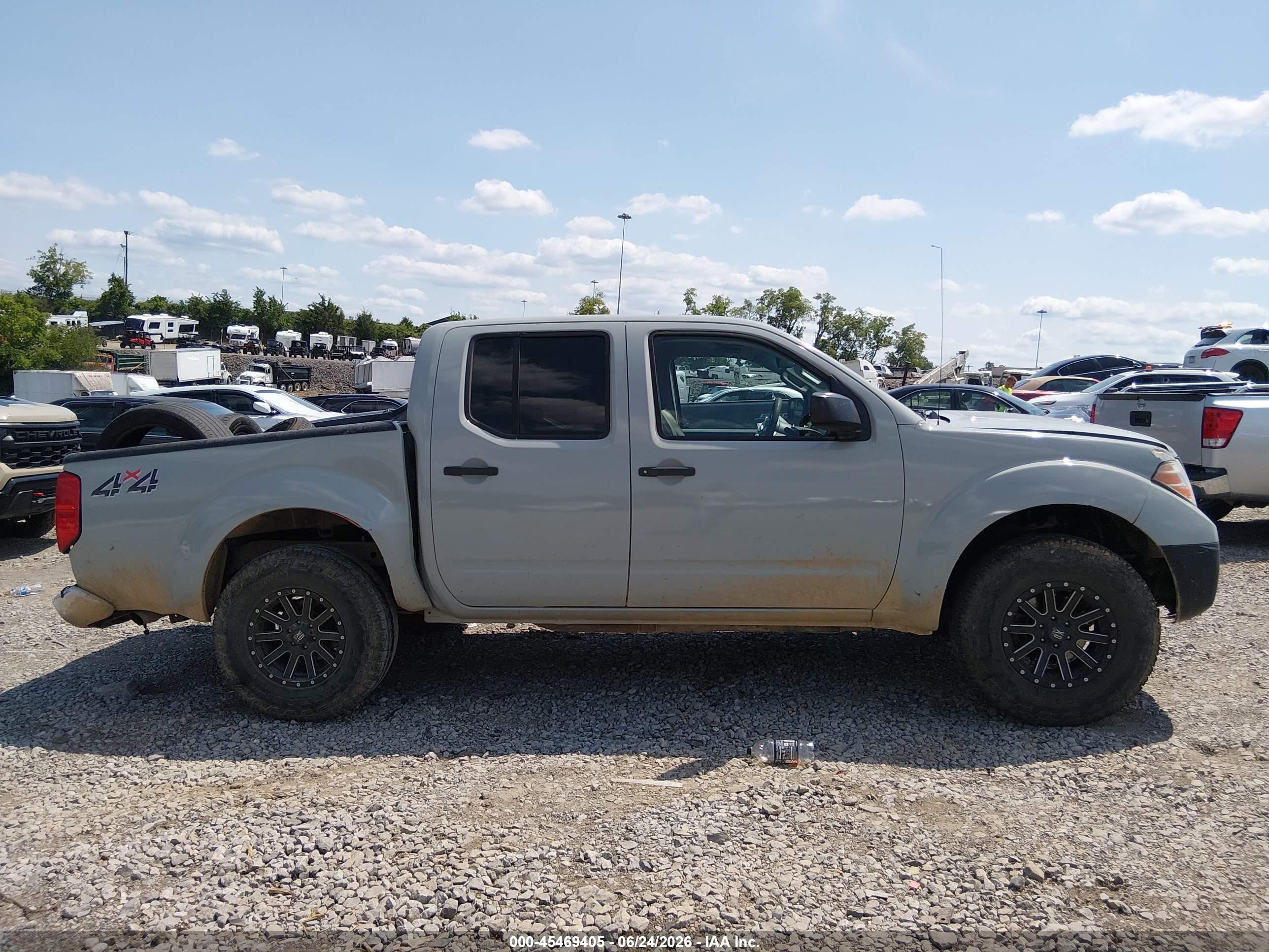2014 Nissan Frontier S Gray vin: 1N6AD0EV5EN708328