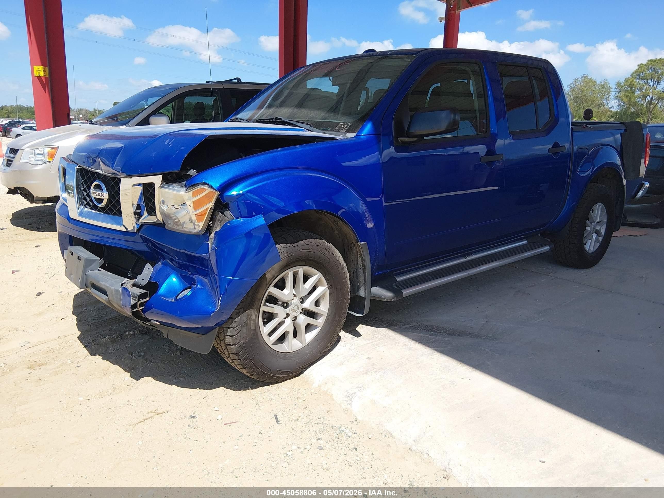 2014 Nissan Frontier Sv Blue vin: 1N6AD0EV5EN737103
