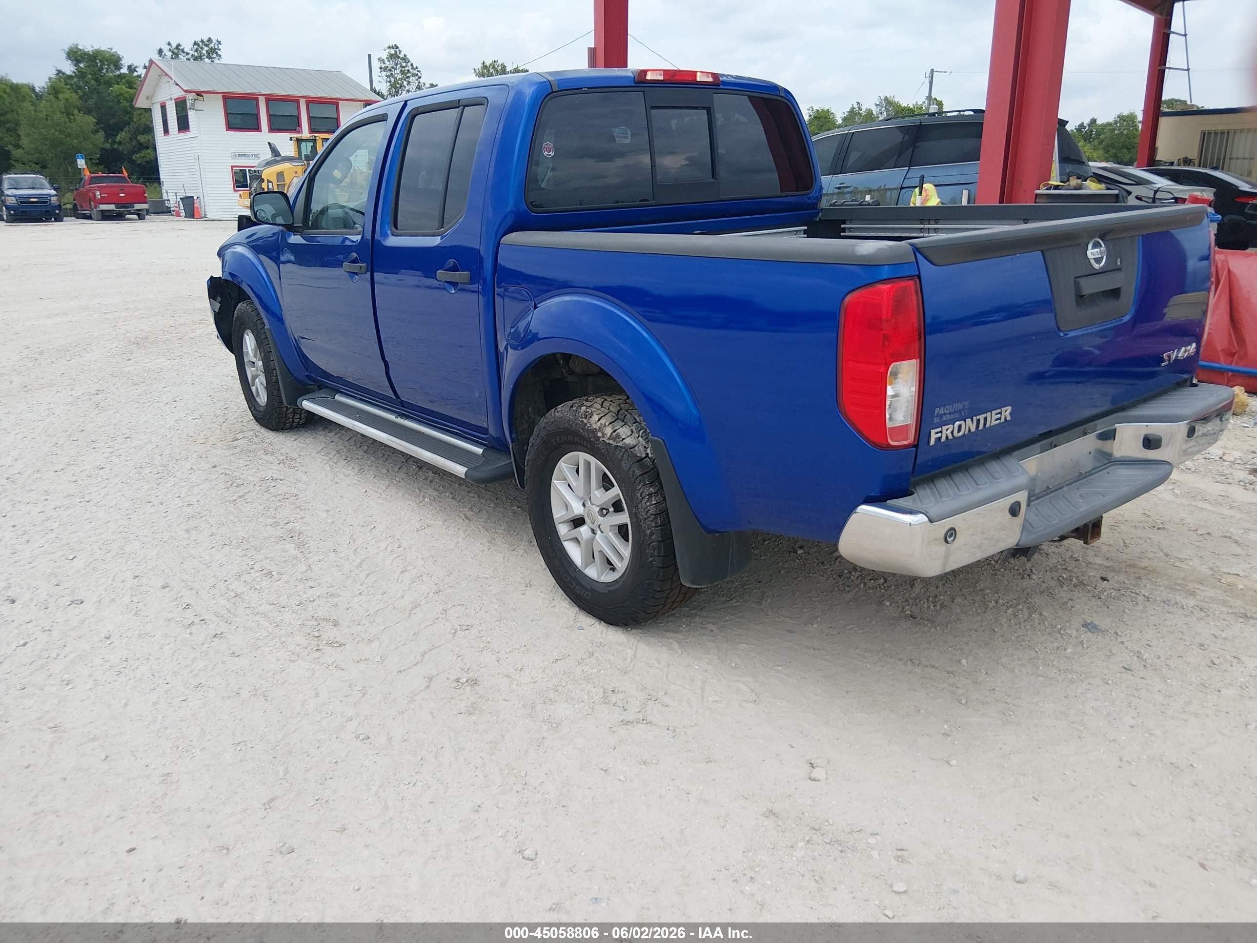2014 Nissan Frontier Sv Blue vin: 1N6AD0EV5EN737103