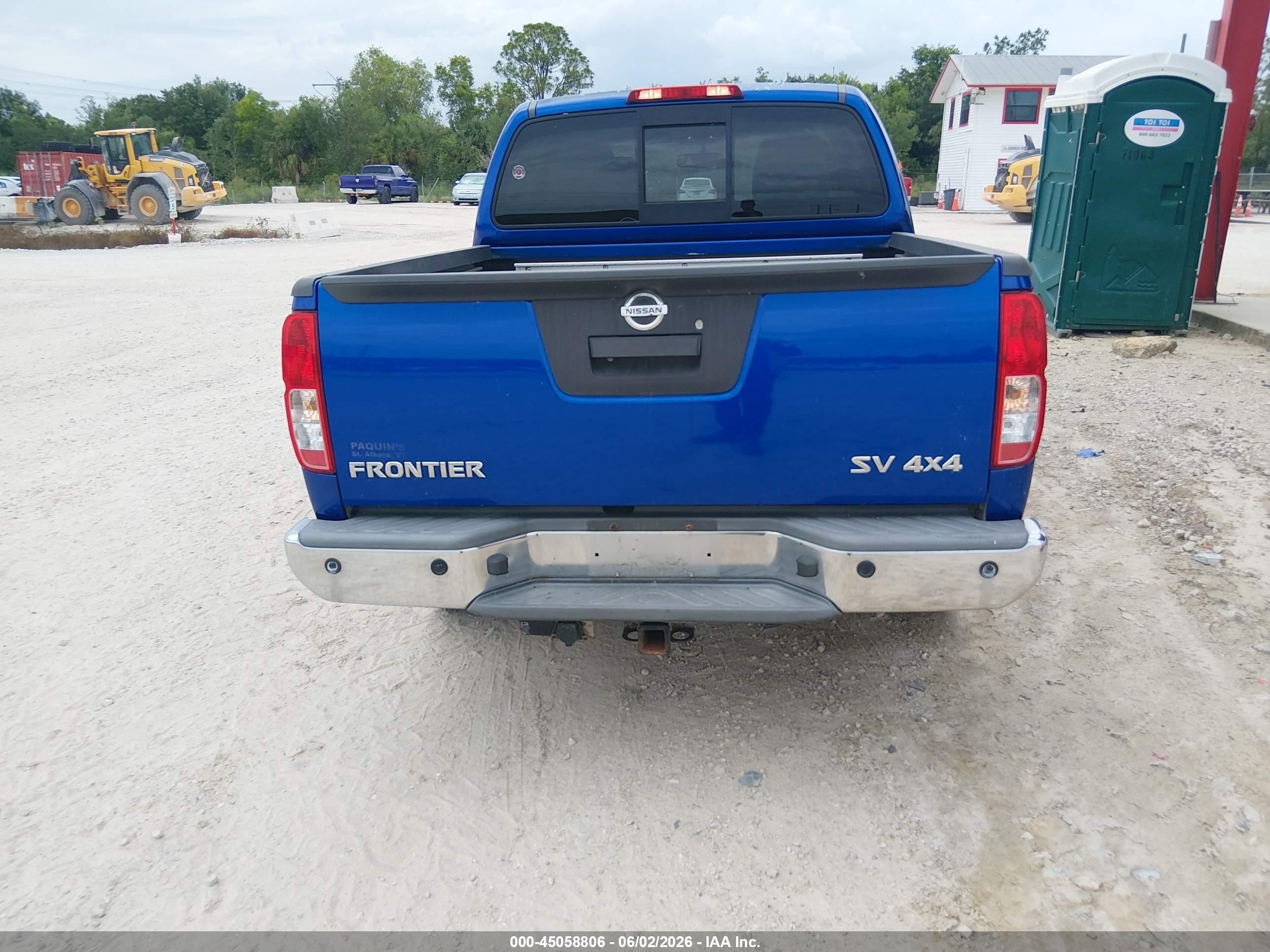 2014 Nissan Frontier Sv Blue vin: 1N6AD0EV5EN737103