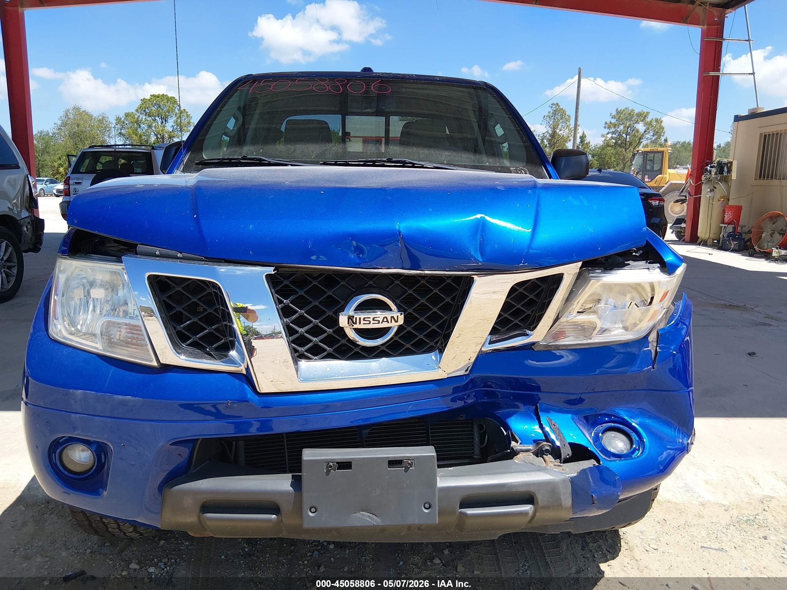 2014 Nissan Frontier Sv Blue vin: 1N6AD0EV5EN737103